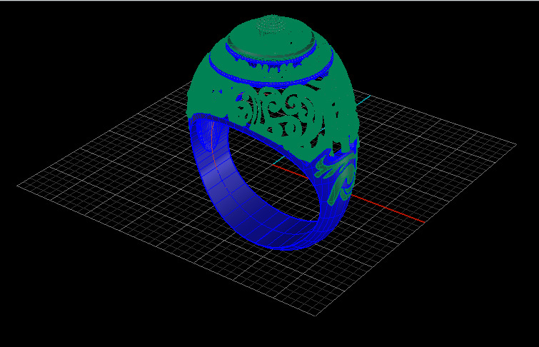 Women Ring 3D print model_44