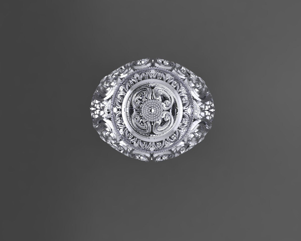 Women Ring 3D print model_8