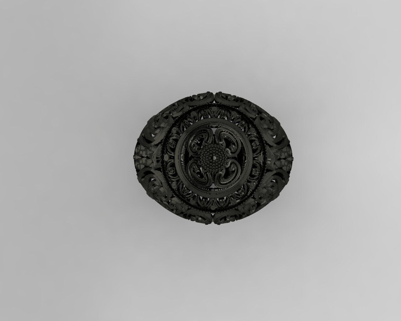 Women Ring 3D print model_33