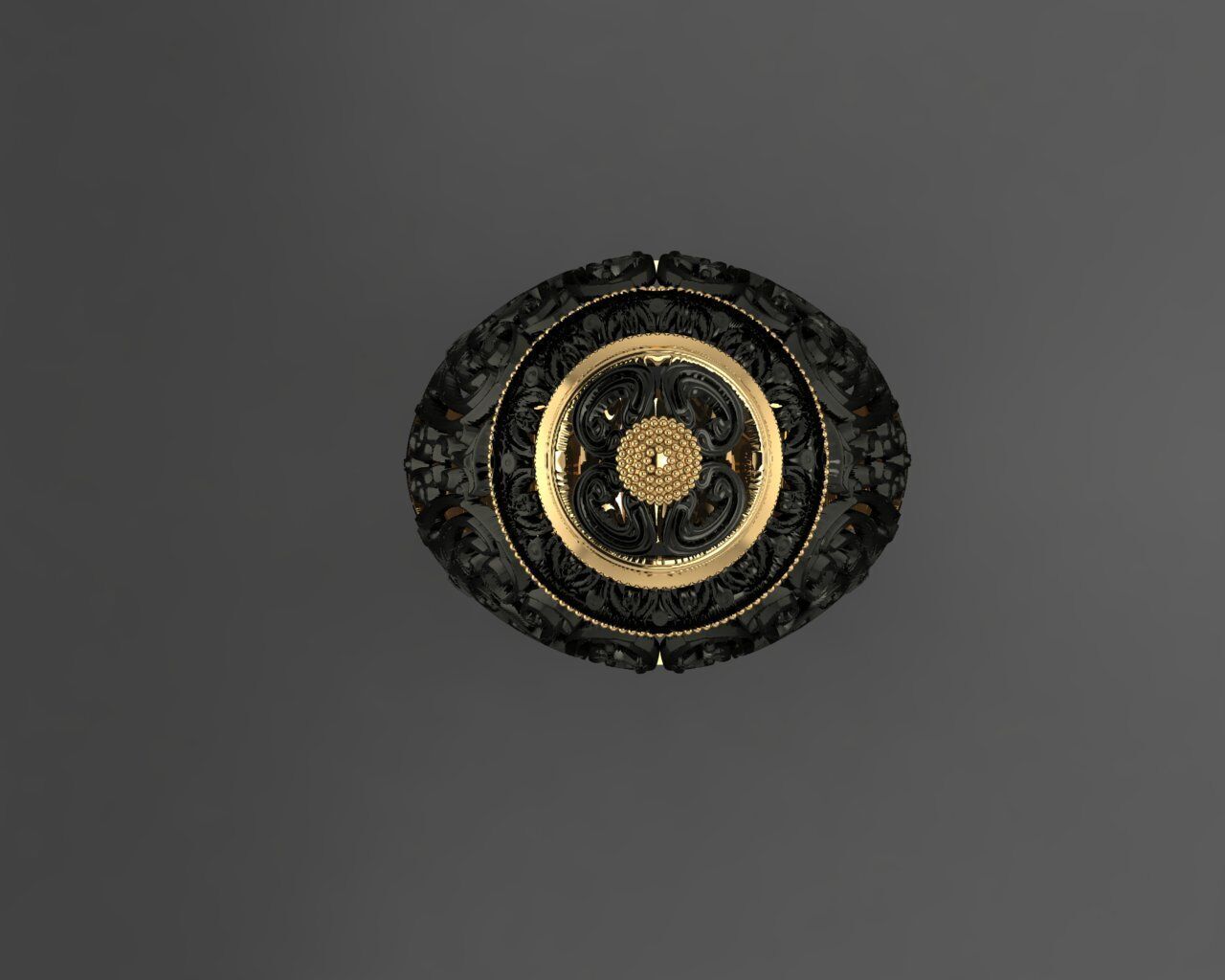 Women Ring 3D print model_13