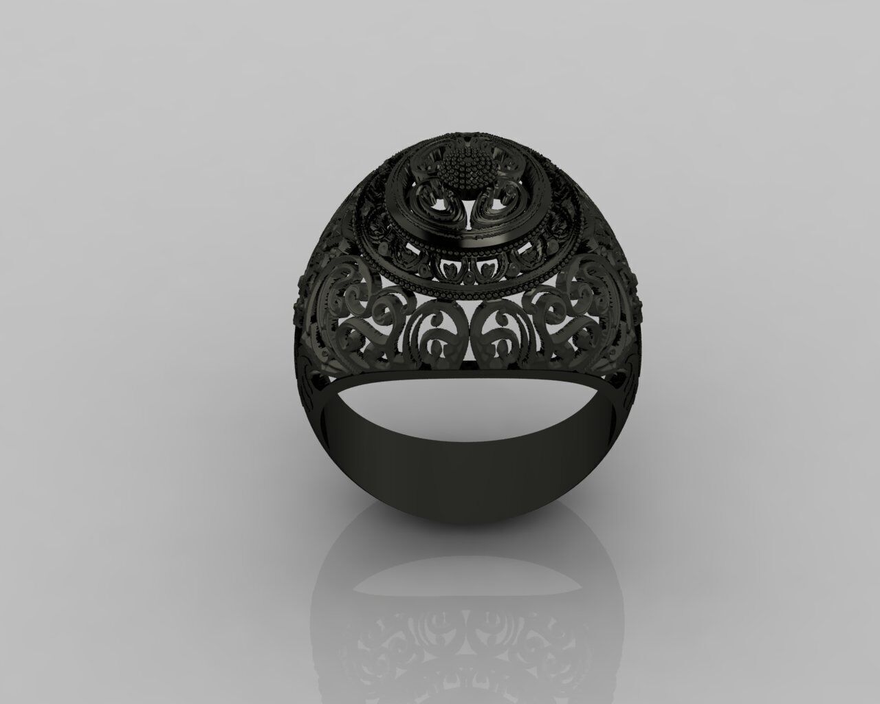 Women Ring 3D print model_32