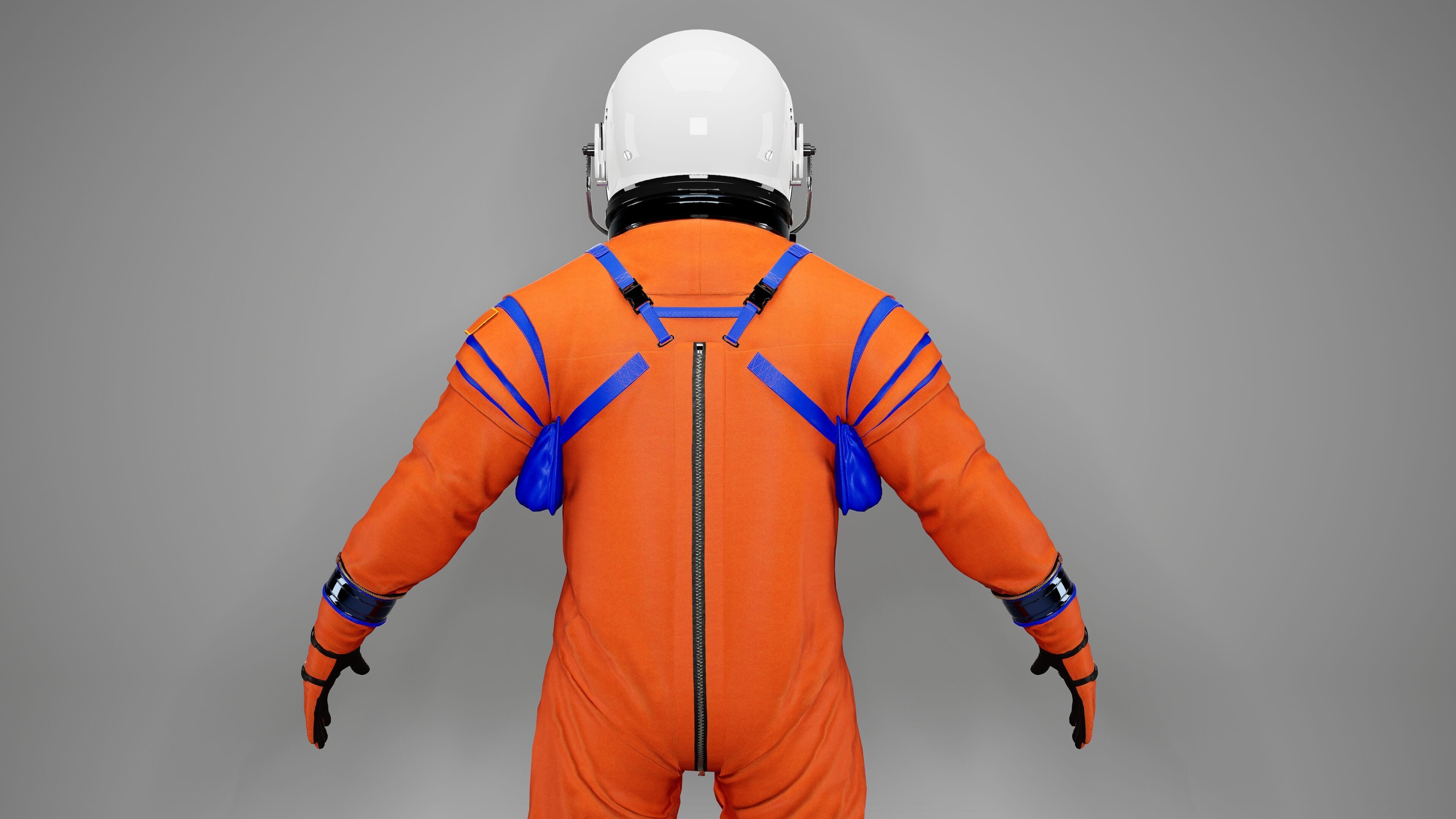Nasa Orion Spacesuit Ultra realistic Low-poly 3D model_14