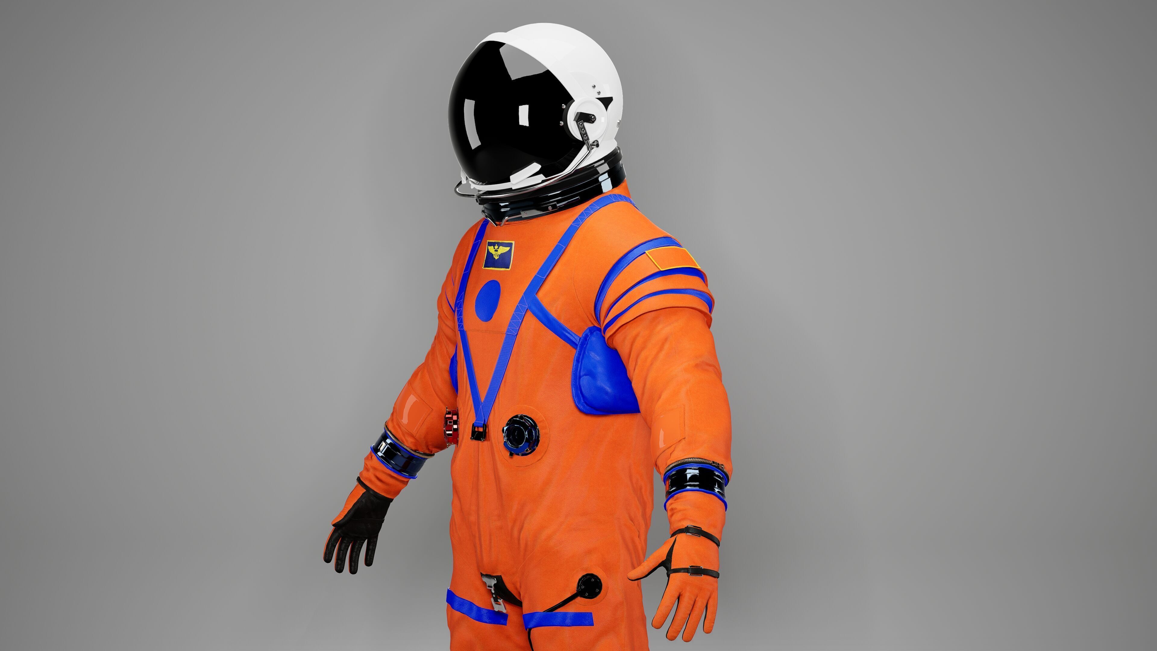 Nasa Orion Spacesuit Ultra realistic Low-poly 3D model_12