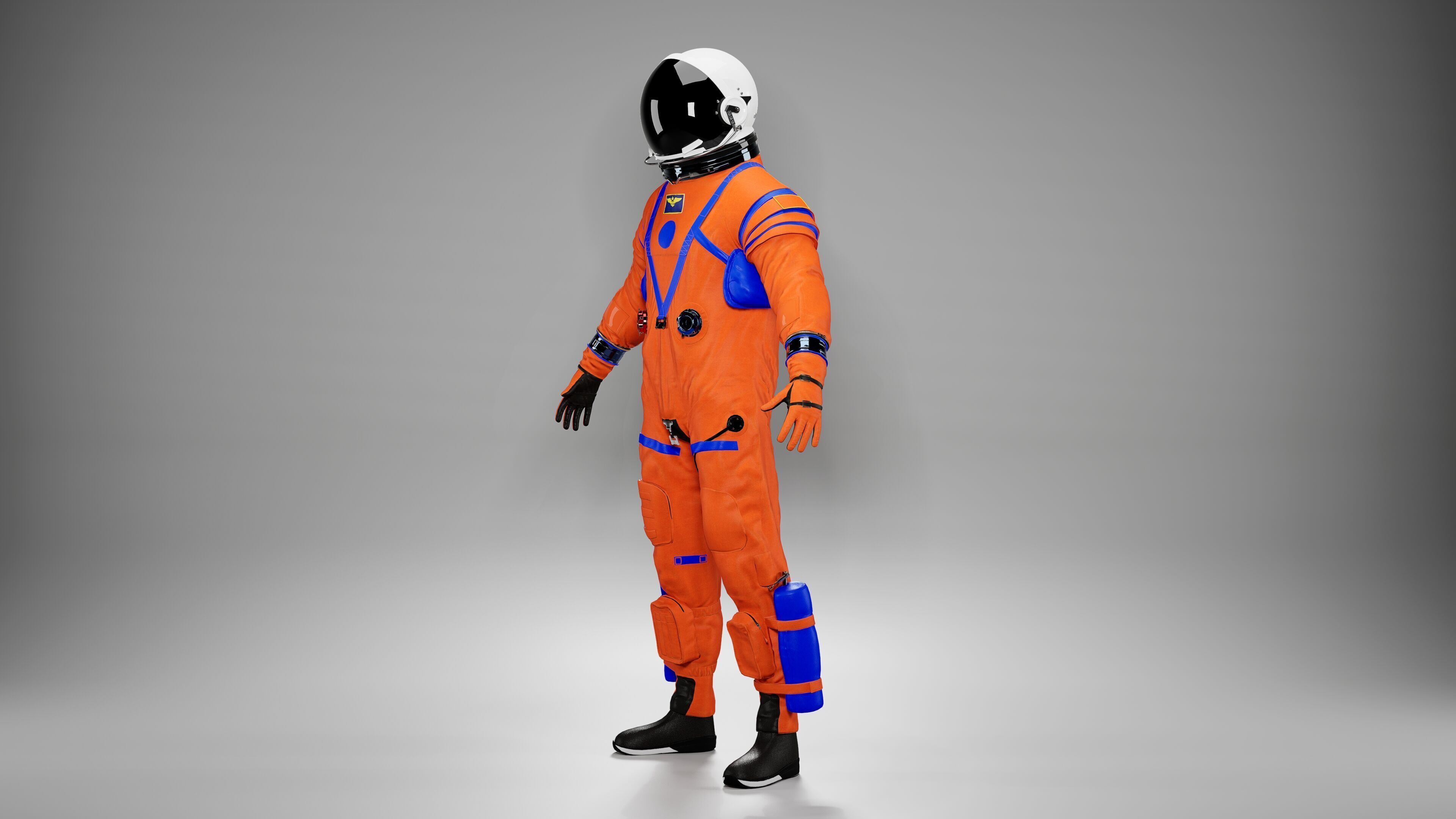 Nasa Orion Spacesuit Ultra realistic Low-poly 3D model_4