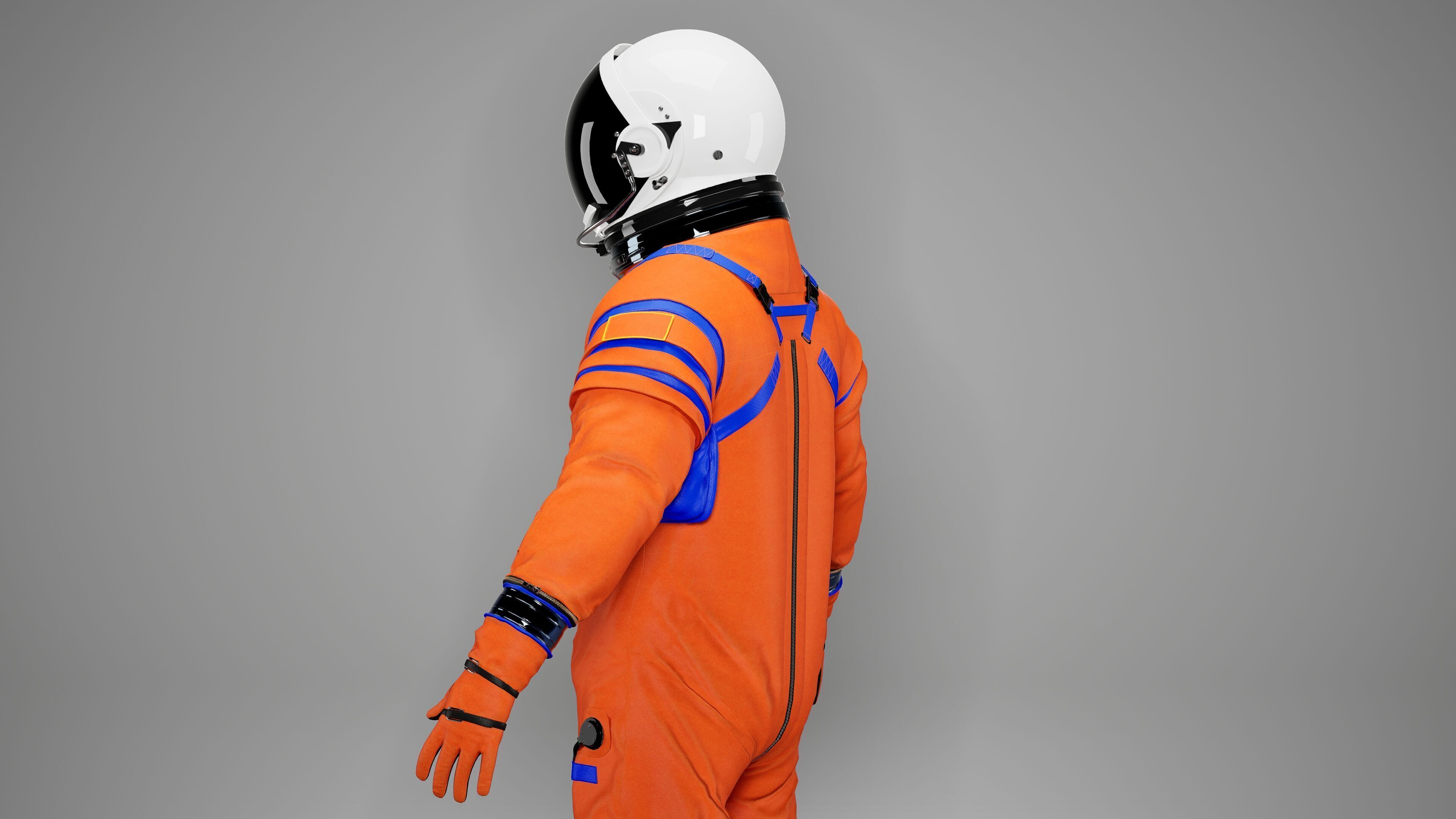 Nasa Orion Spacesuit Ultra realistic Low-poly 3D model_13
