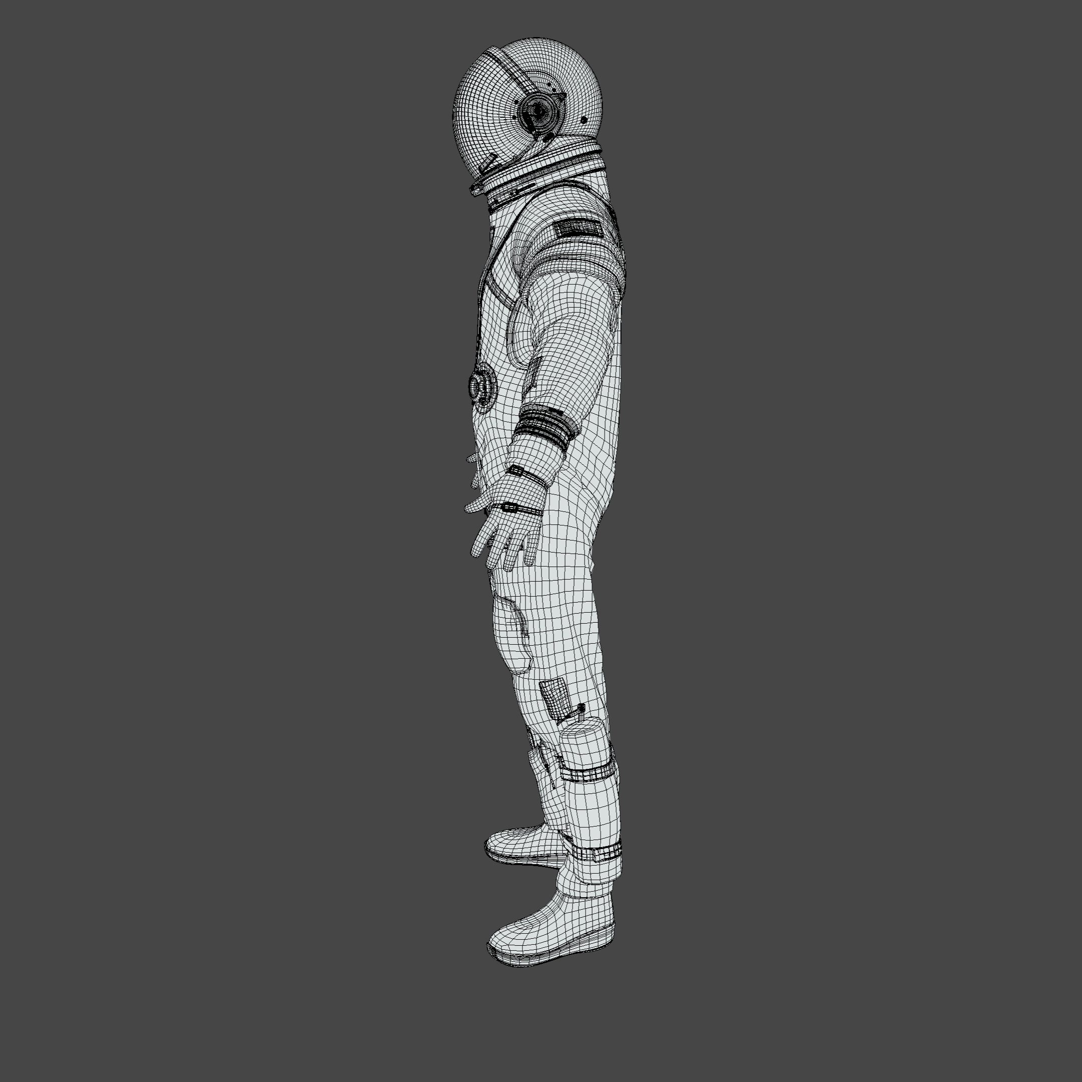 Nasa Orion Spacesuit Ultra realistic Low-poly 3D model_33