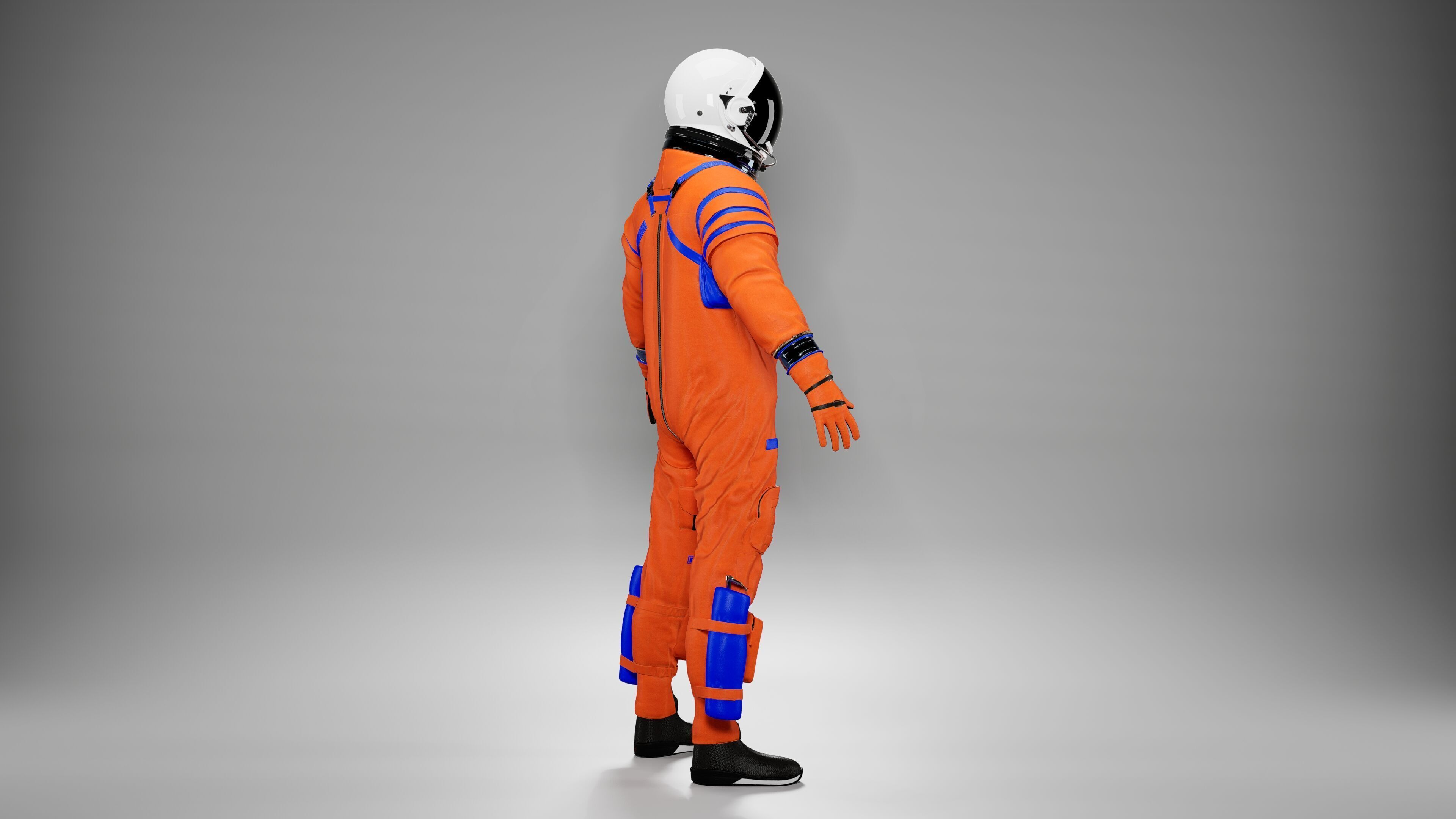 Nasa Orion Spacesuit Ultra realistic Low-poly 3D model_7