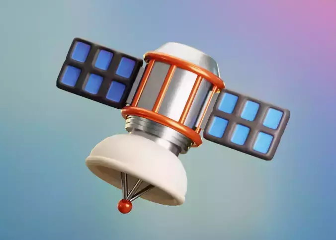 Communication Orbital Space Satellite