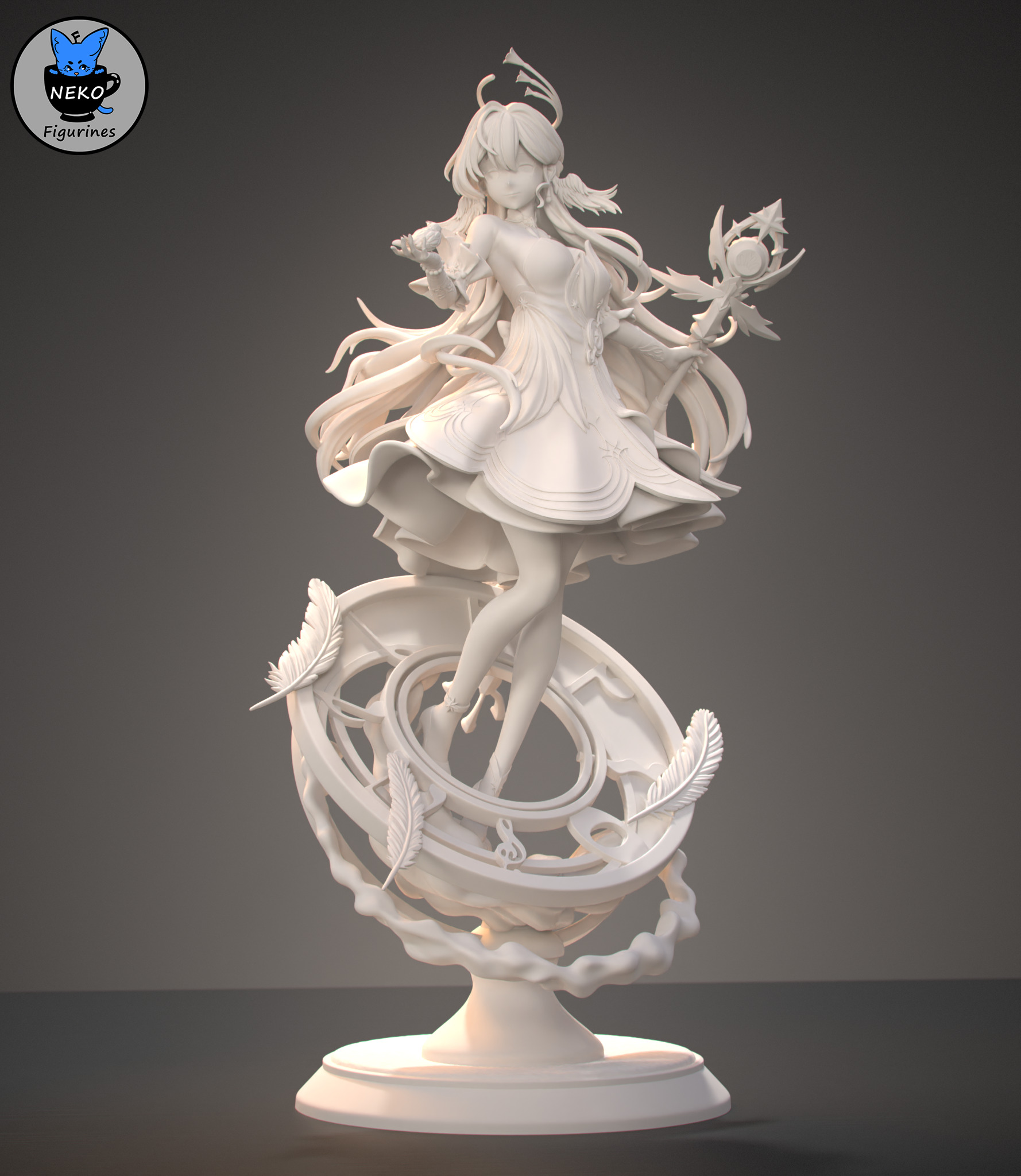 Robin - Honkai Star Rail Game Figure For 3D Printing 3D print model_16