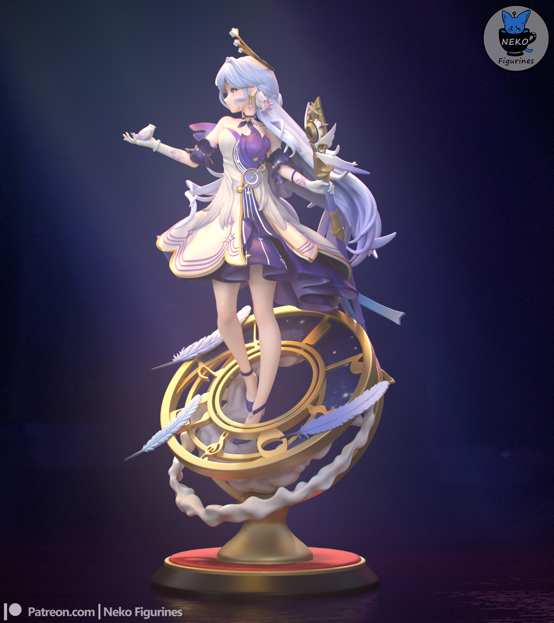 Robin - Honkai Star Rail Game Figure For 3D Printing 3D print model_12