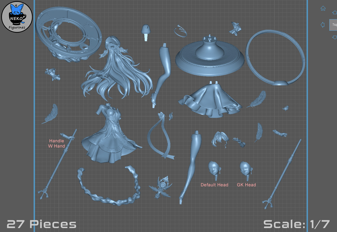 Robin - Honkai Star Rail Game Figure For 3D Printing 3D print model_5