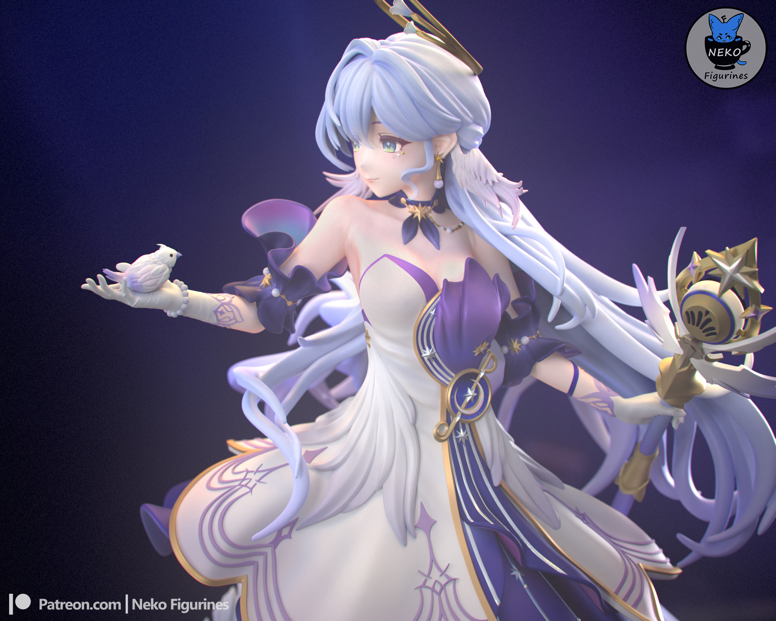 Robin - Honkai Star Rail Game Figure For 3D Printing 3D print model_7