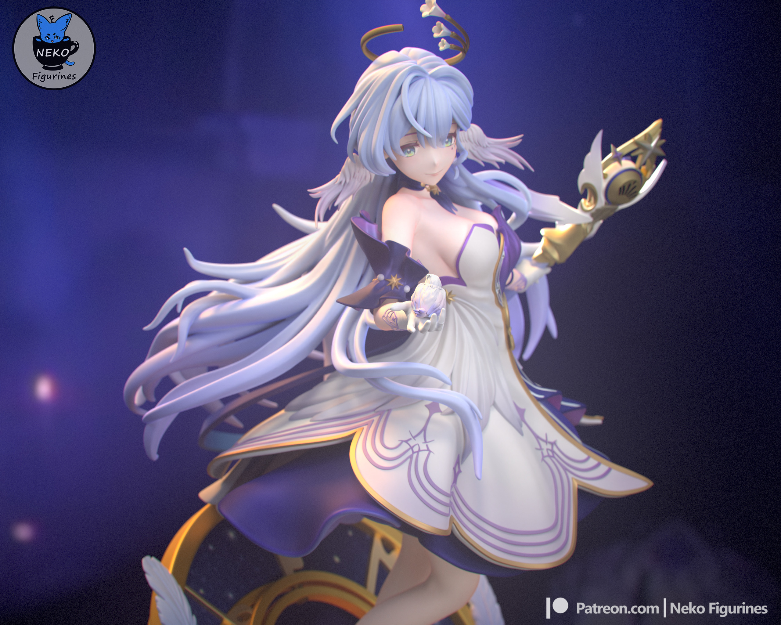 Robin - Honkai Star Rail Game Figure For 3D Printing 3D print model_8