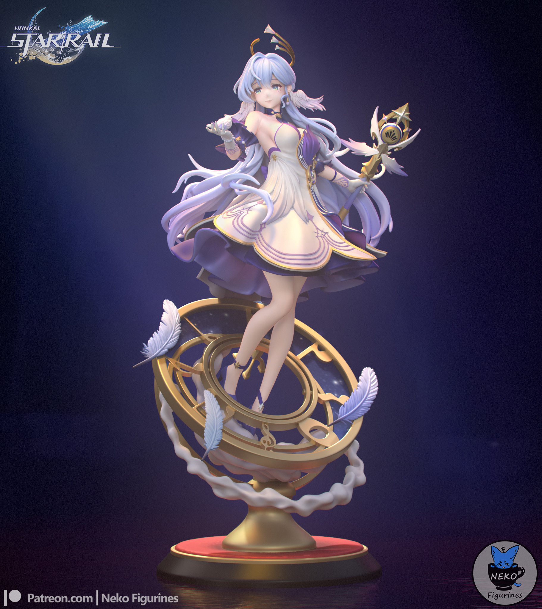 Robin - Honkai Star Rail Game Figure For 3D Printing 3D print model_9