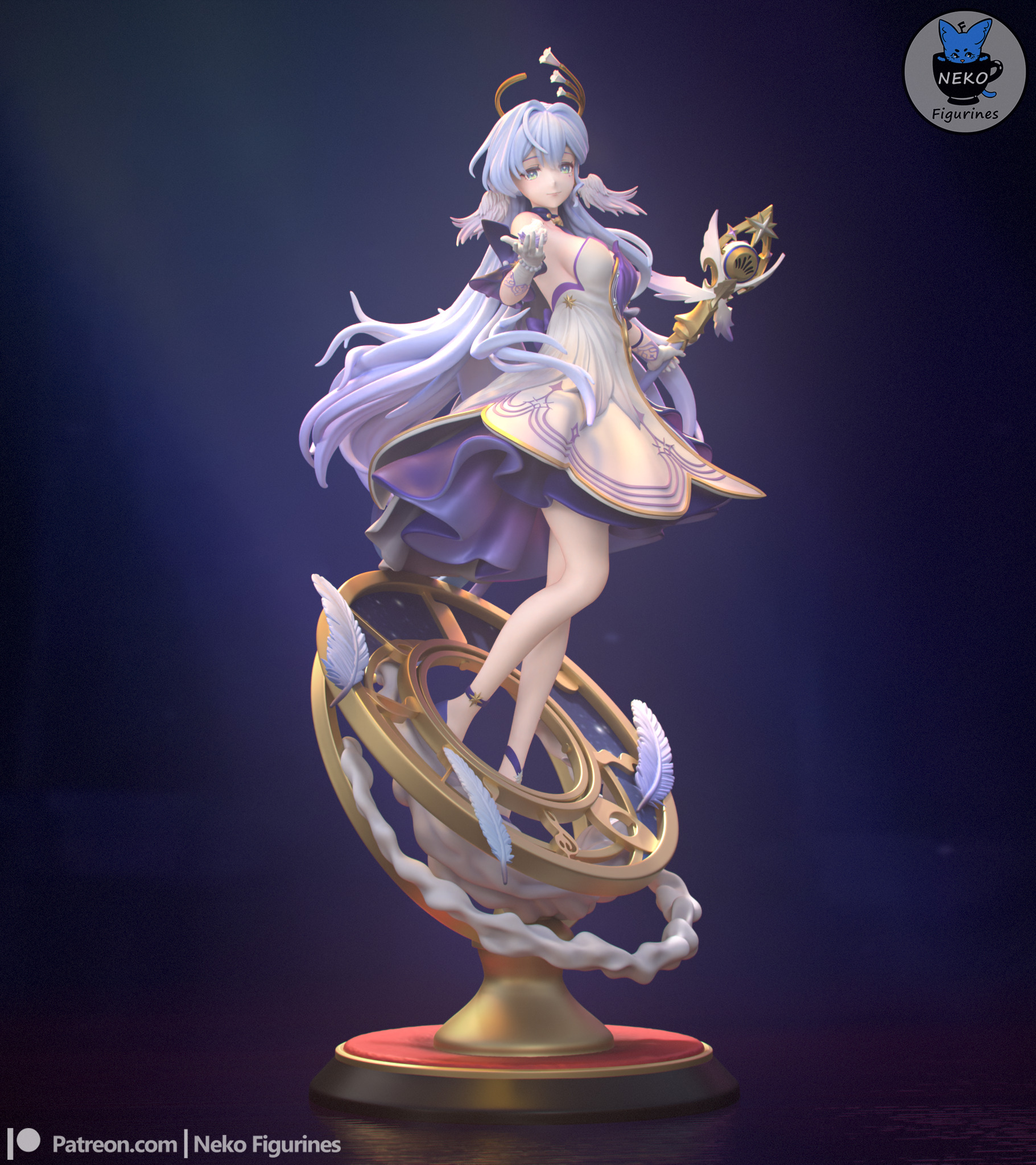 Robin - Honkai Star Rail Game Figure For 3D Printing 3D print model_10