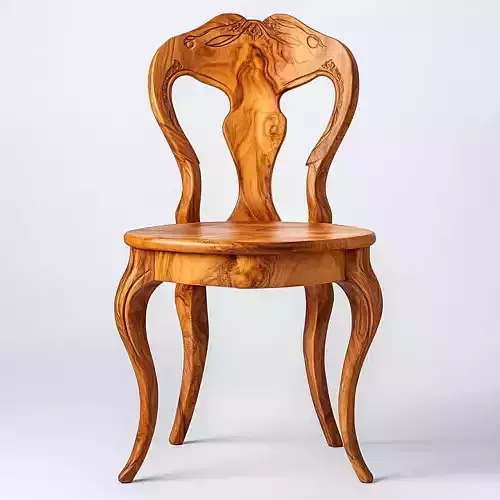 Carved Wooden Chair