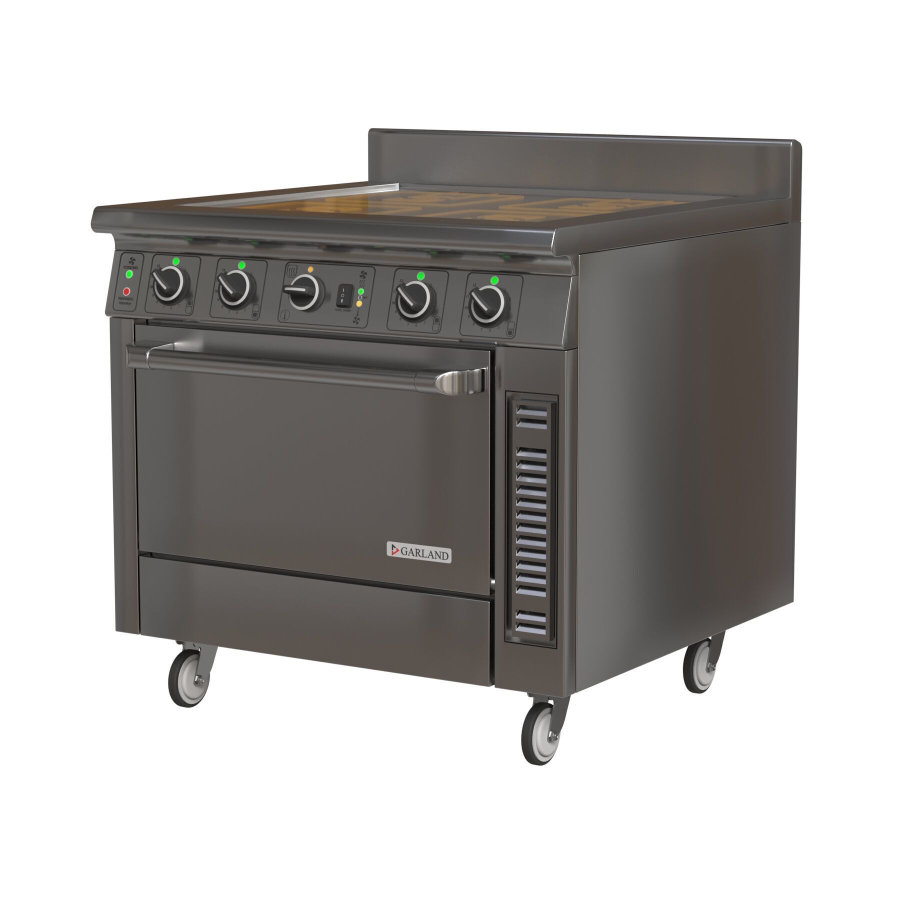 Garland Master Series Electric Induction Range gme36-i14c 3D model_1