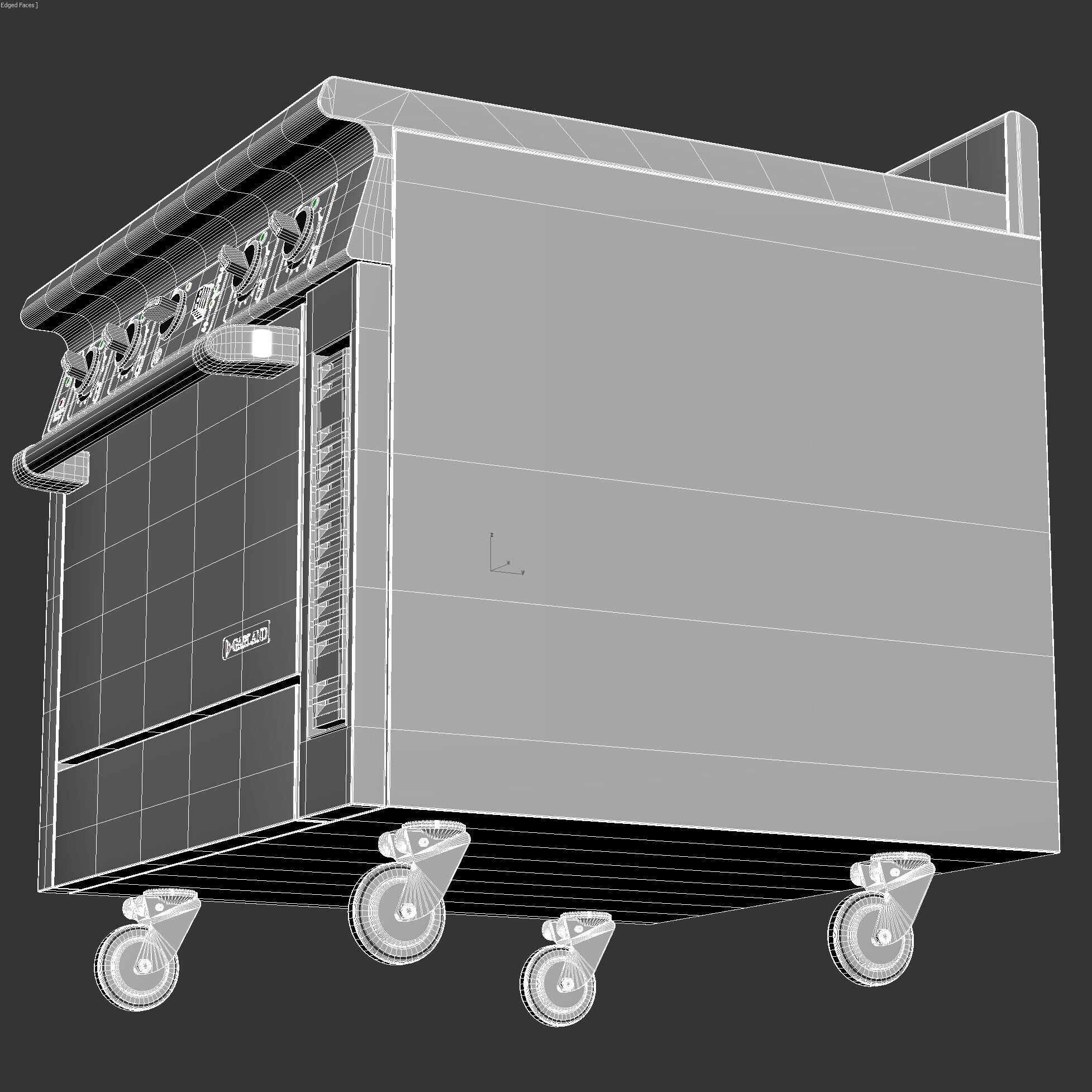 Garland Master Series Electric Induction Range gme36-i14c 3D model_7