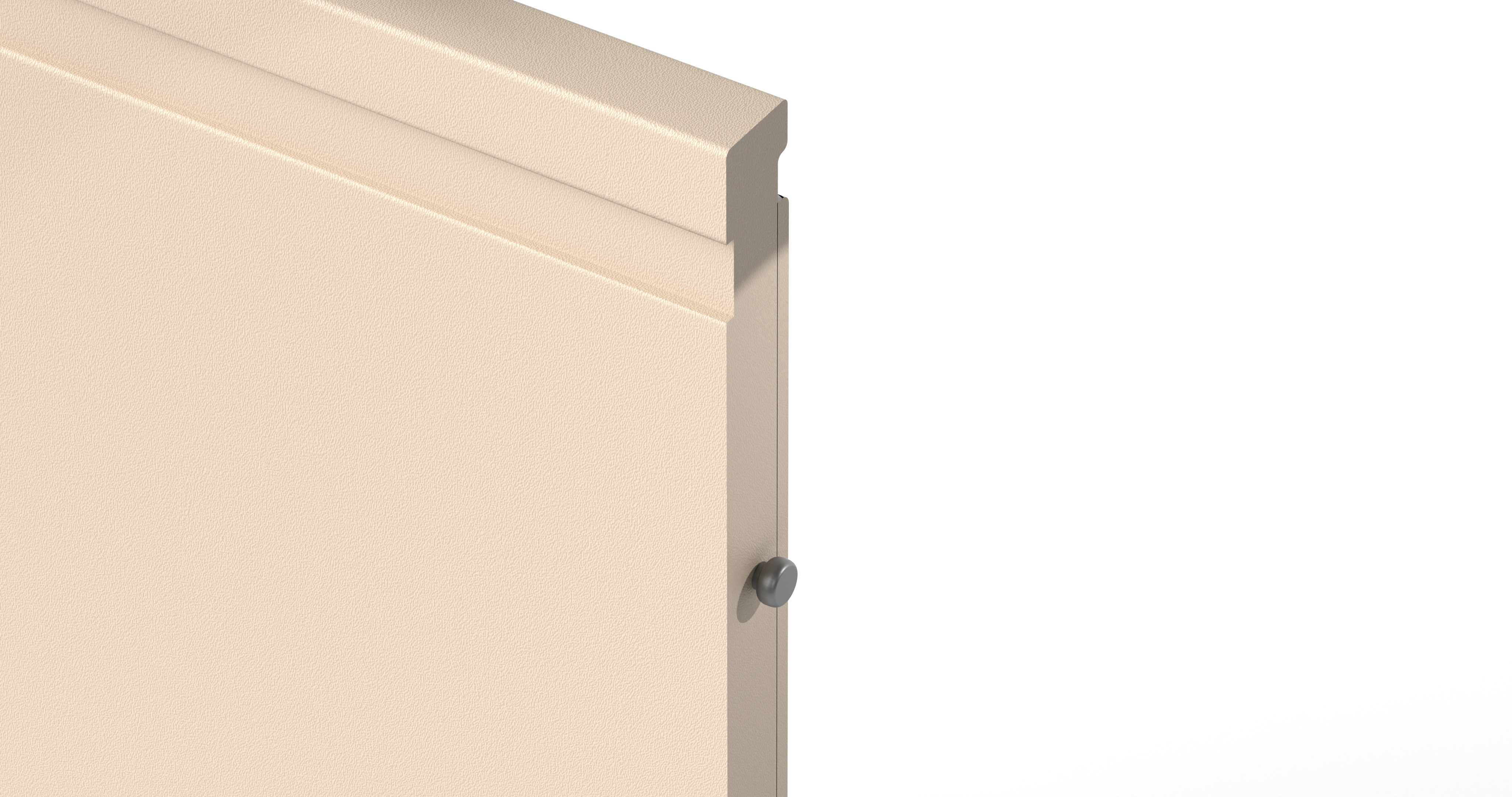 Cutting Board with Waste Cup and Scraper Low-poly 3D model_3