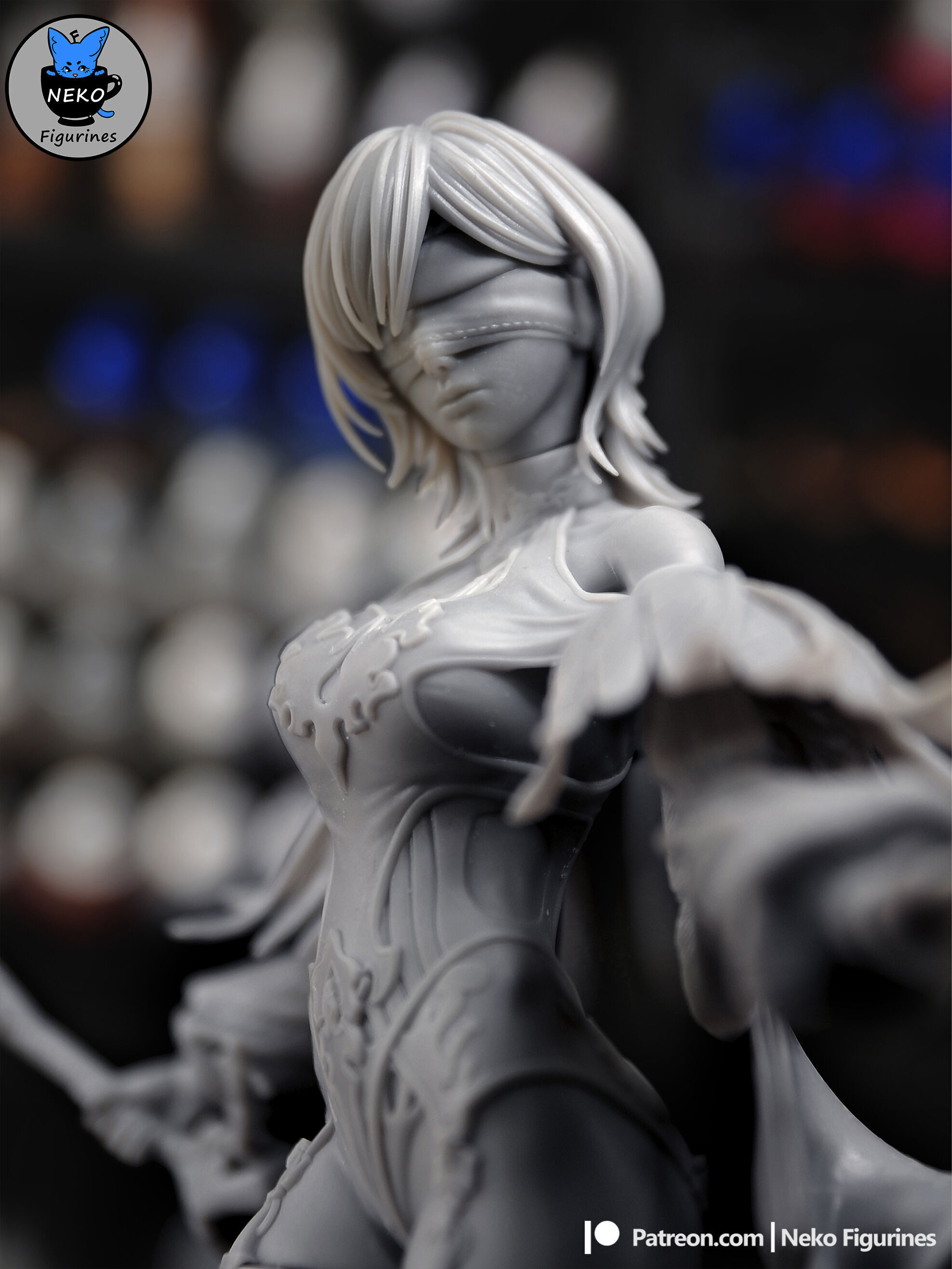10H - Nier Automata Game Figure for 3D Printing 3D print model_3