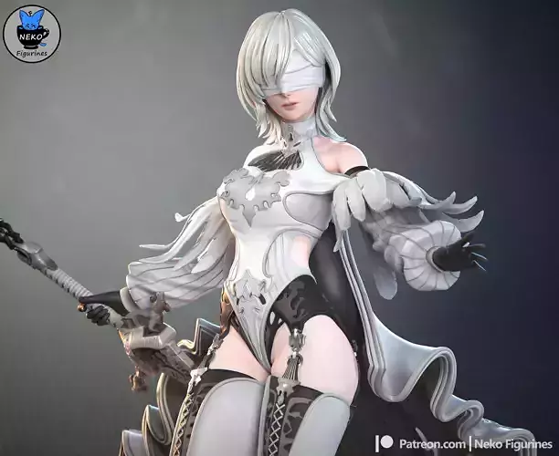 10H - Nier Automata Game Figure for 3D Printing