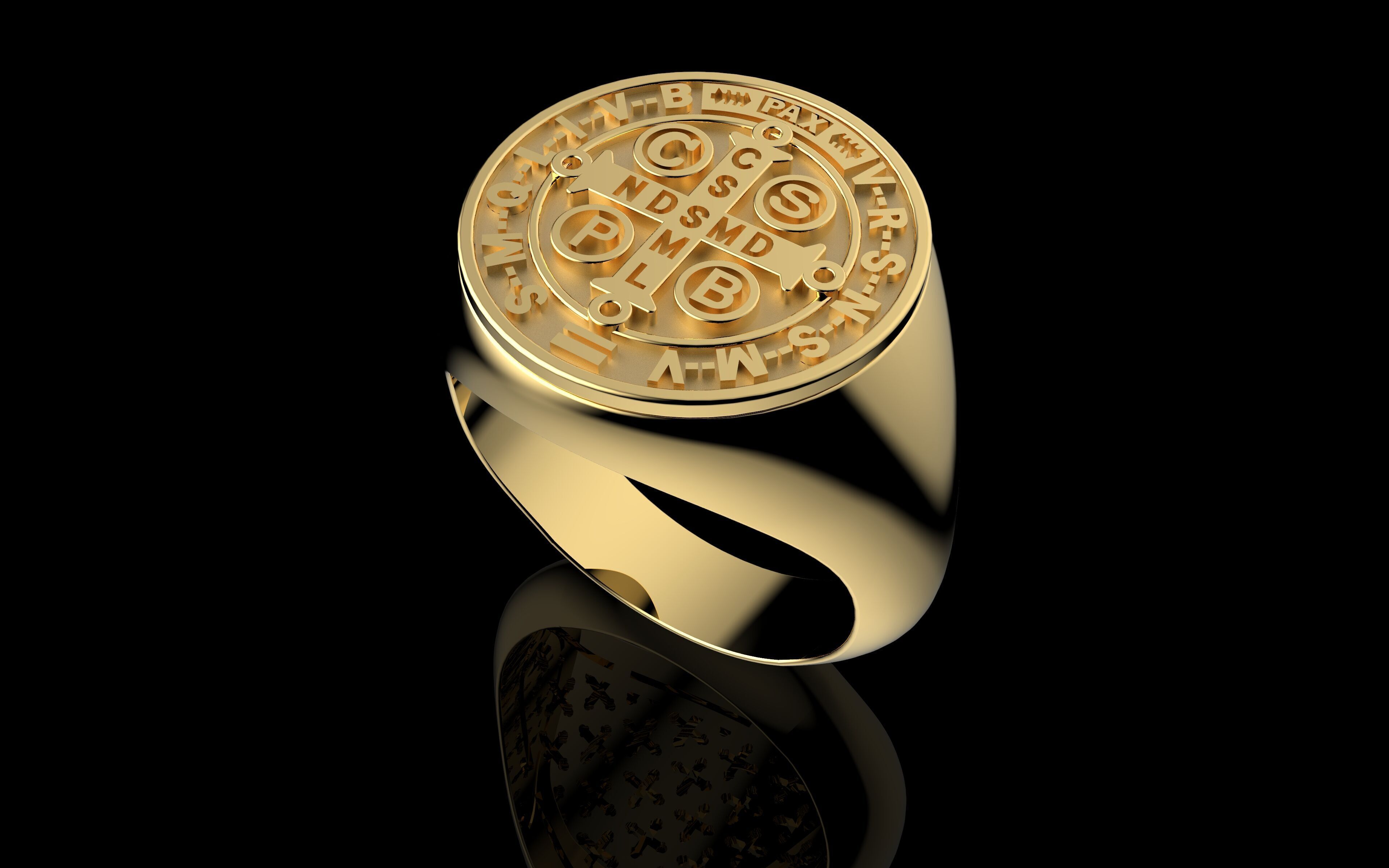 Gold N1305 3D print model_2