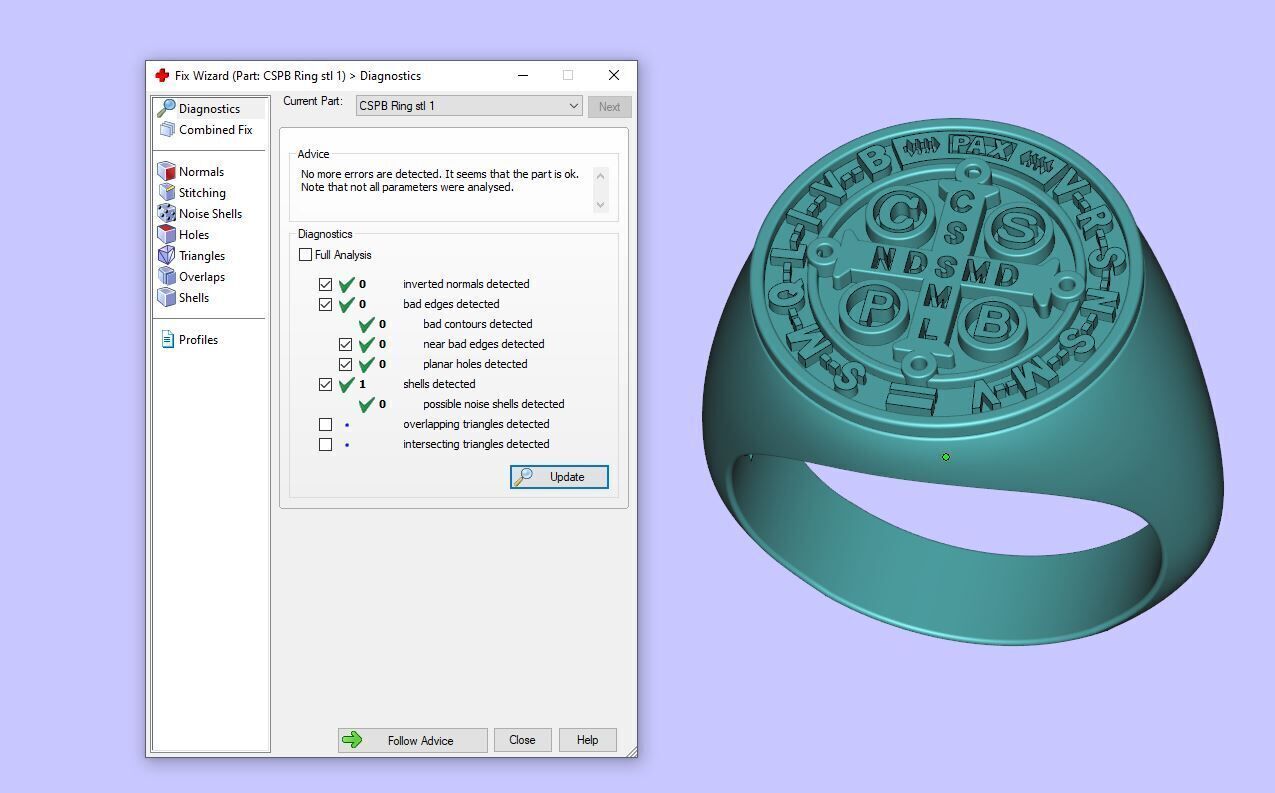 Gold N1305 3D print model_6