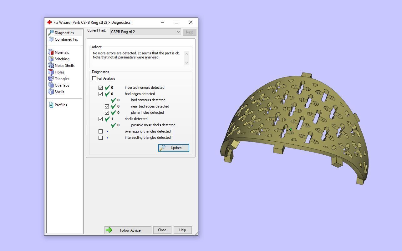 Gold N1305 3D print model_7