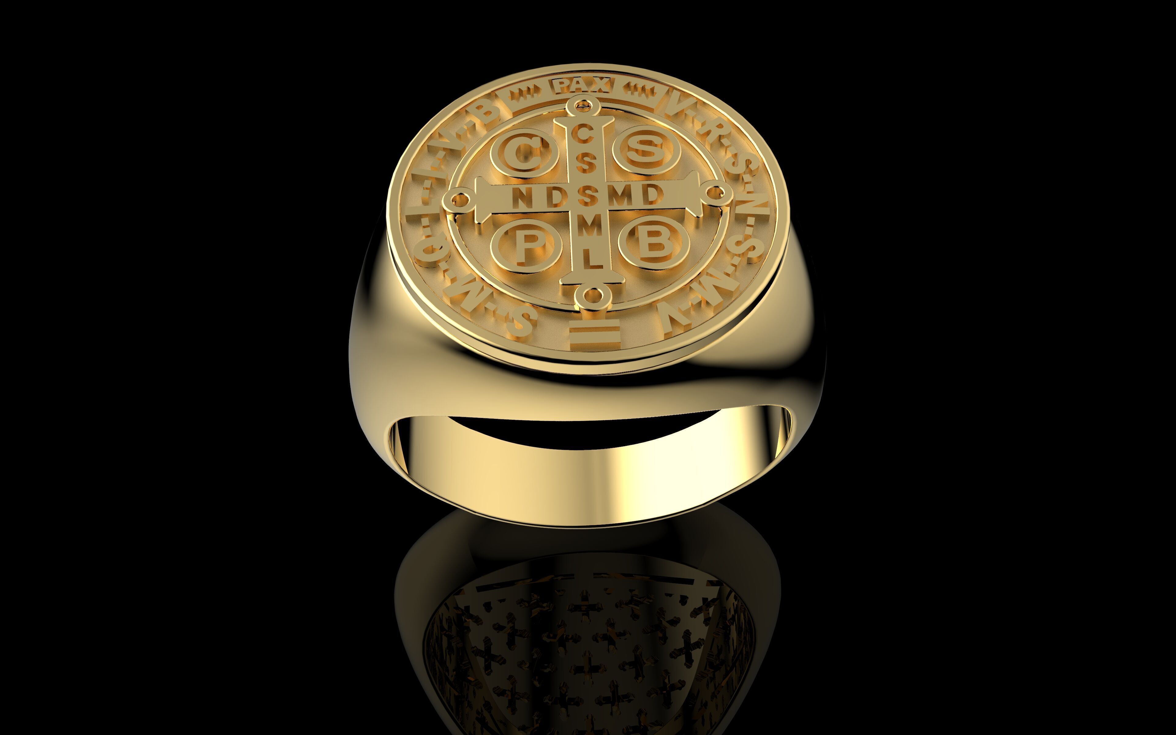 Gold N1305 3D print model_1