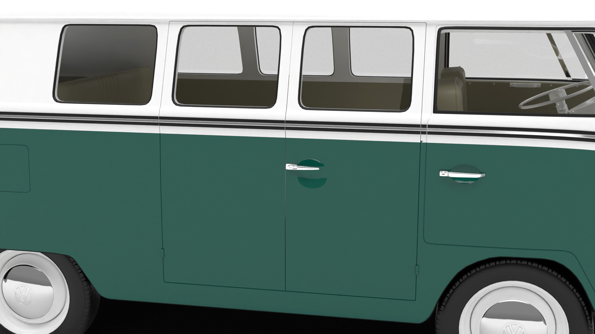 Volkswagen T1 Combi 1950 3d model 3D model_18