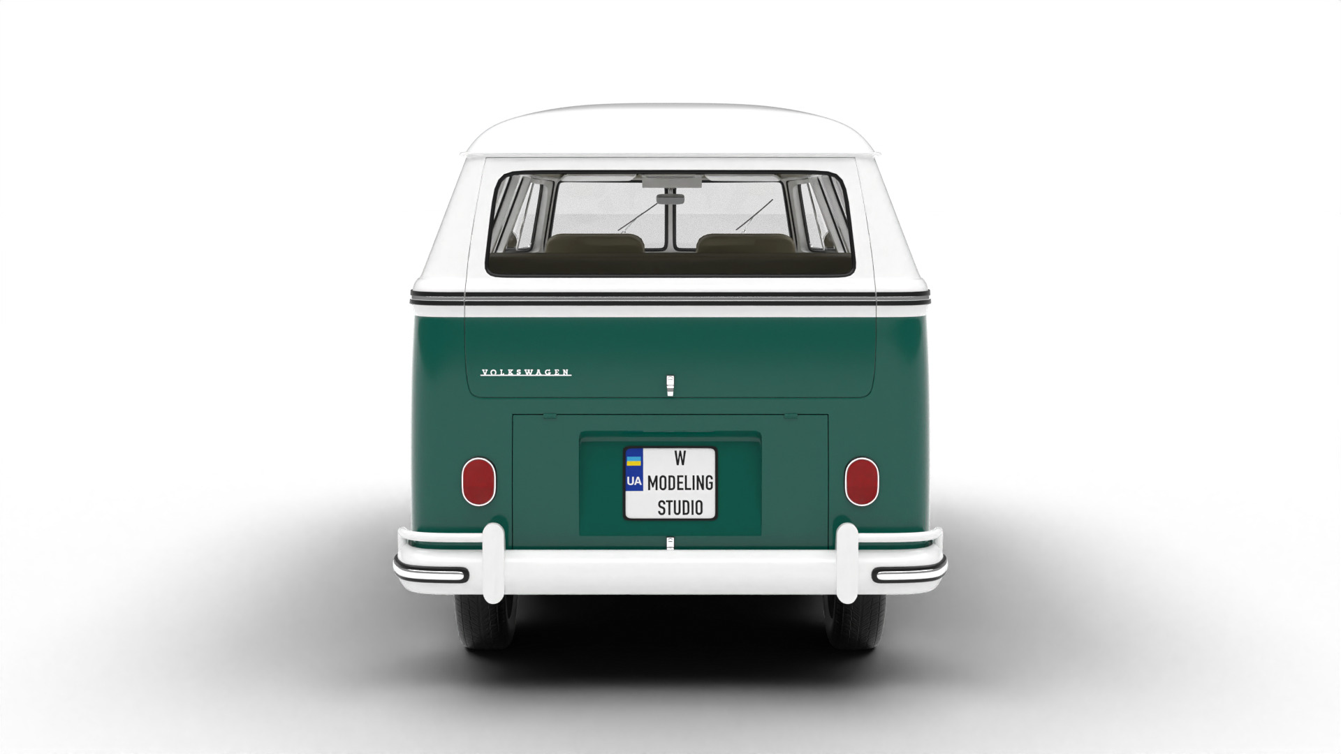 Volkswagen T1 Combi 1950 3d model 3D model_11