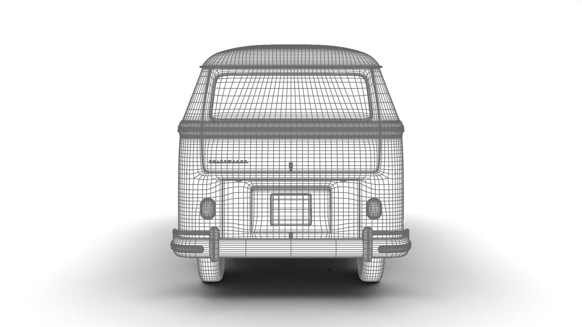Volkswagen T1 Combi 1950 3d model 3D model_36