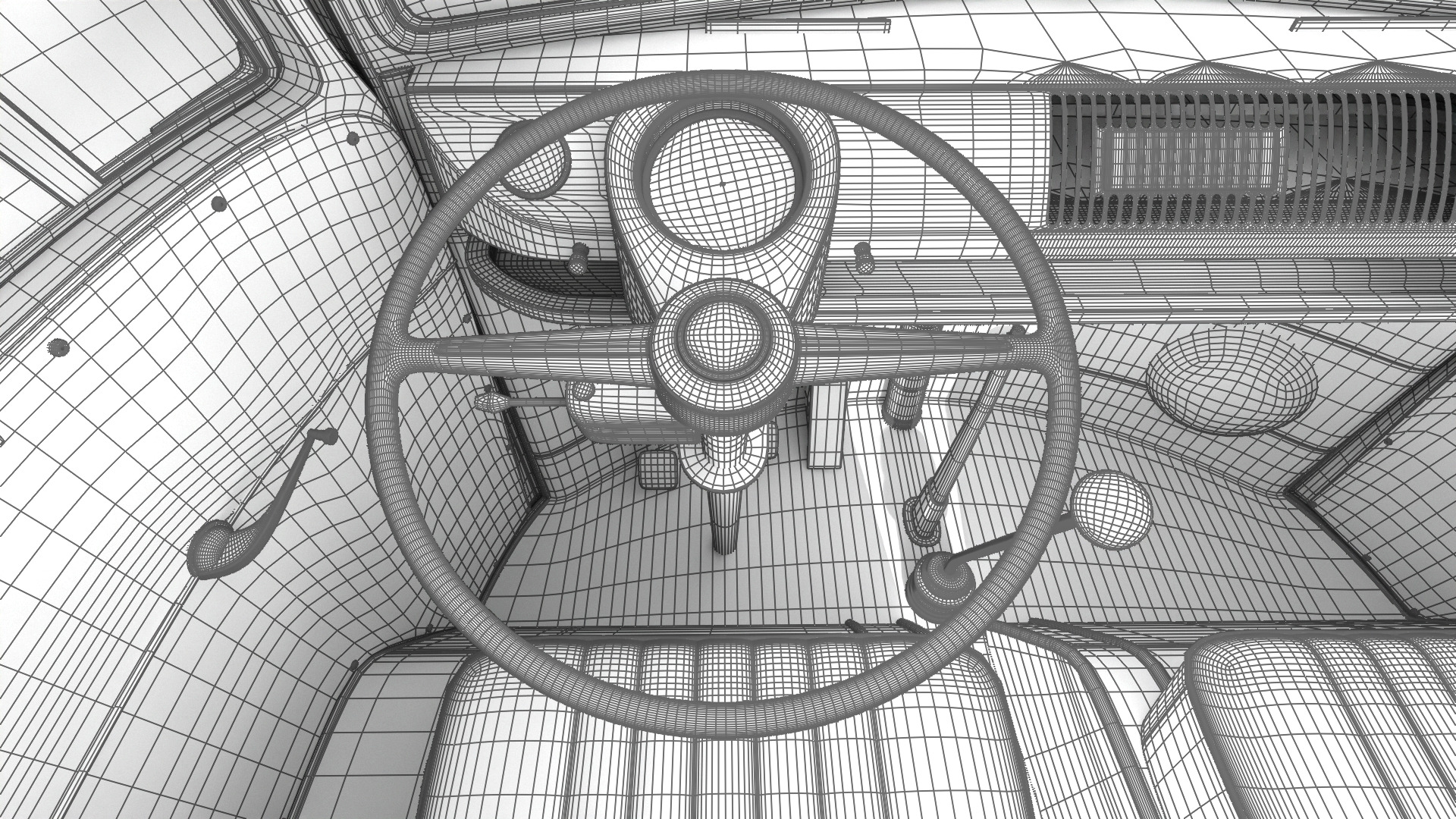 Volkswagen T1 Combi 1950 3d model 3D model_47