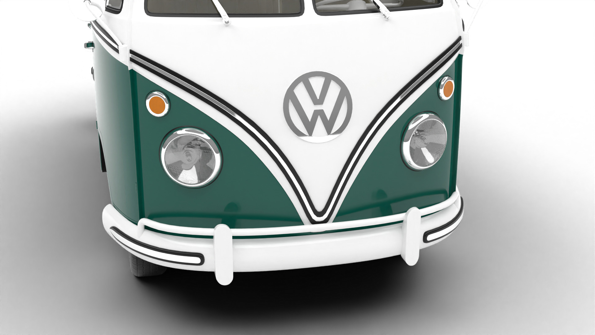 Volkswagen T1 Combi 1950 3d model 3D model_6