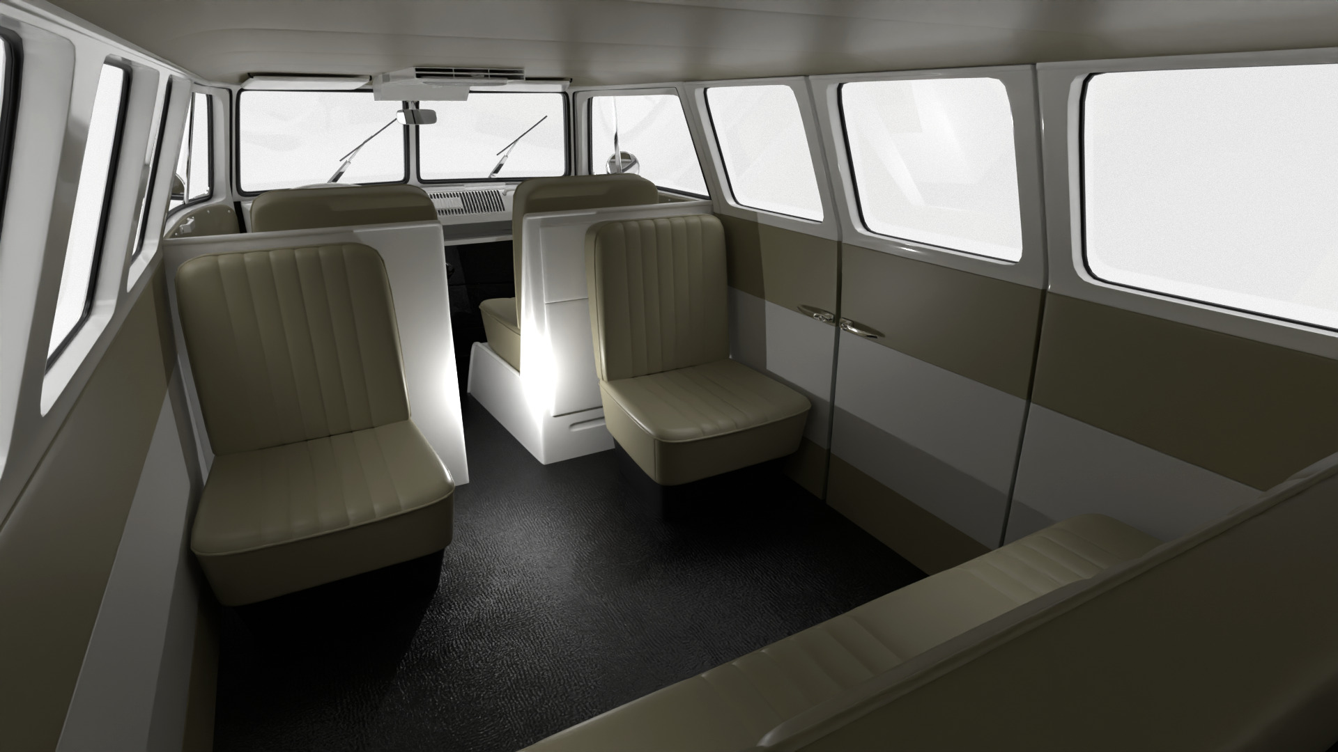 Volkswagen T1 Combi 1950 3d model 3D model_21