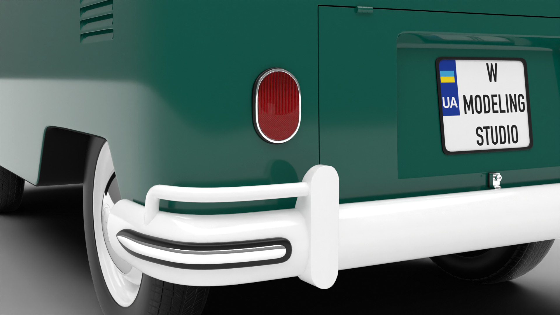 Volkswagen T1 Combi 1950 3d model 3D model_14
