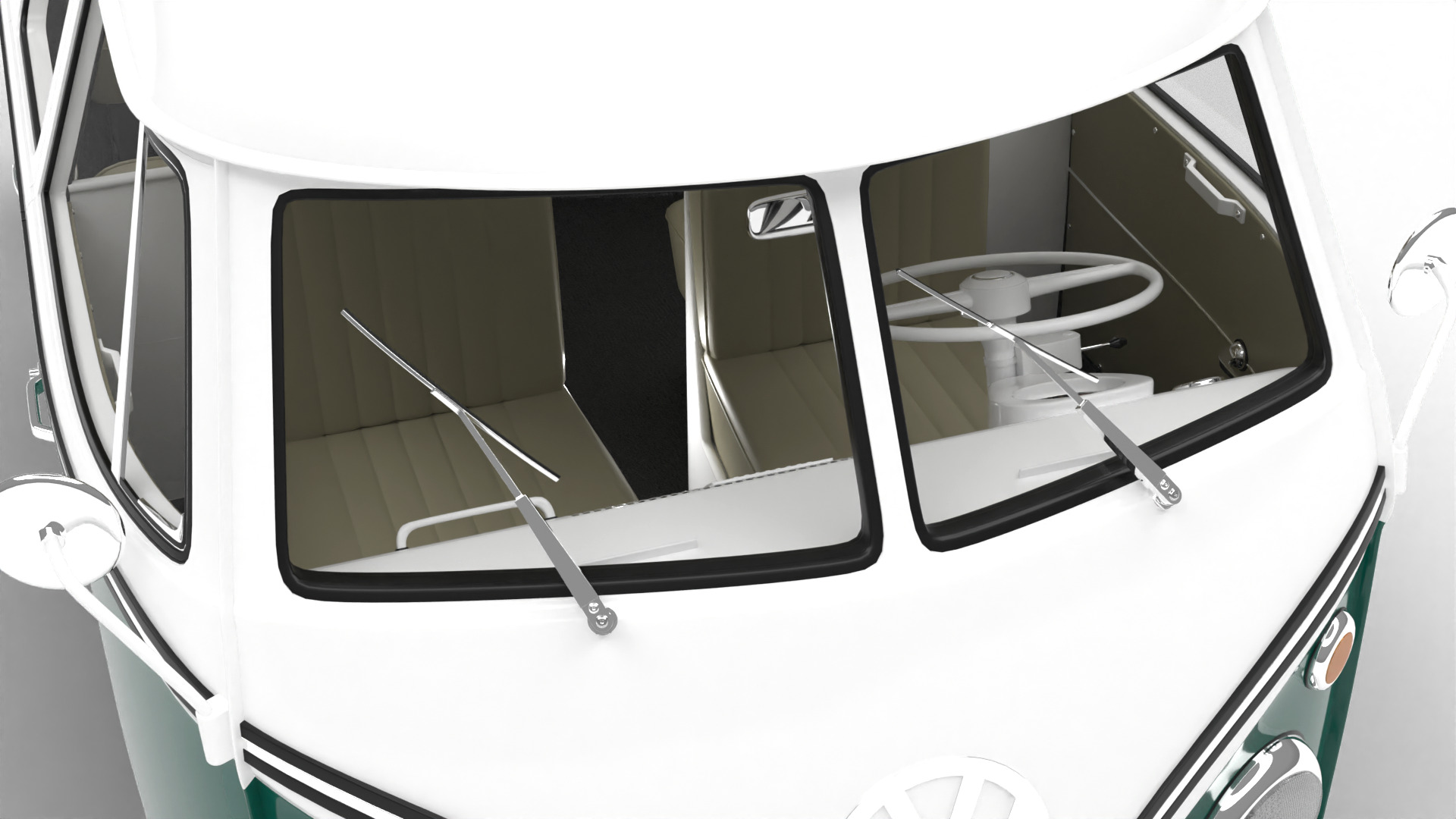 Volkswagen T1 Combi 1950 3d model 3D model_5
