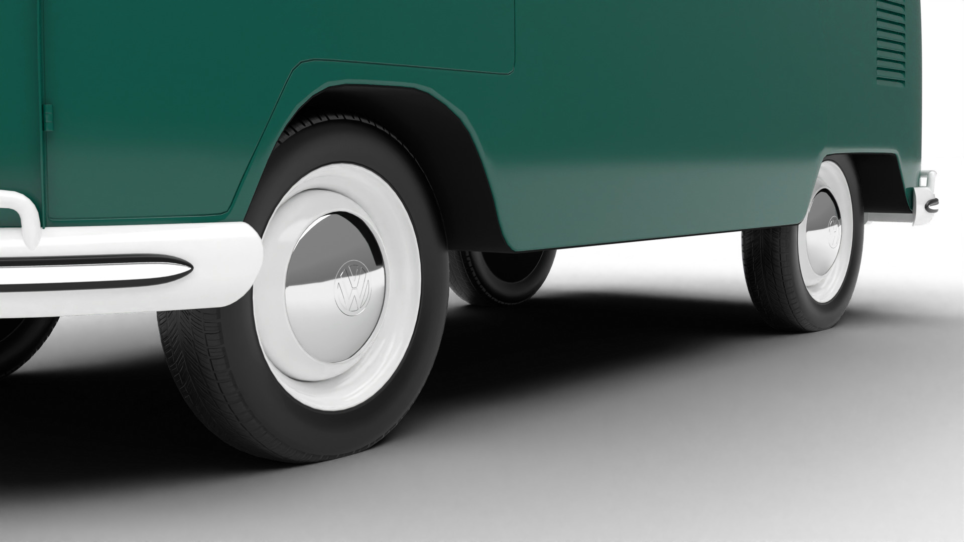 Volkswagen T1 Combi 1950 3d model 3D model_4