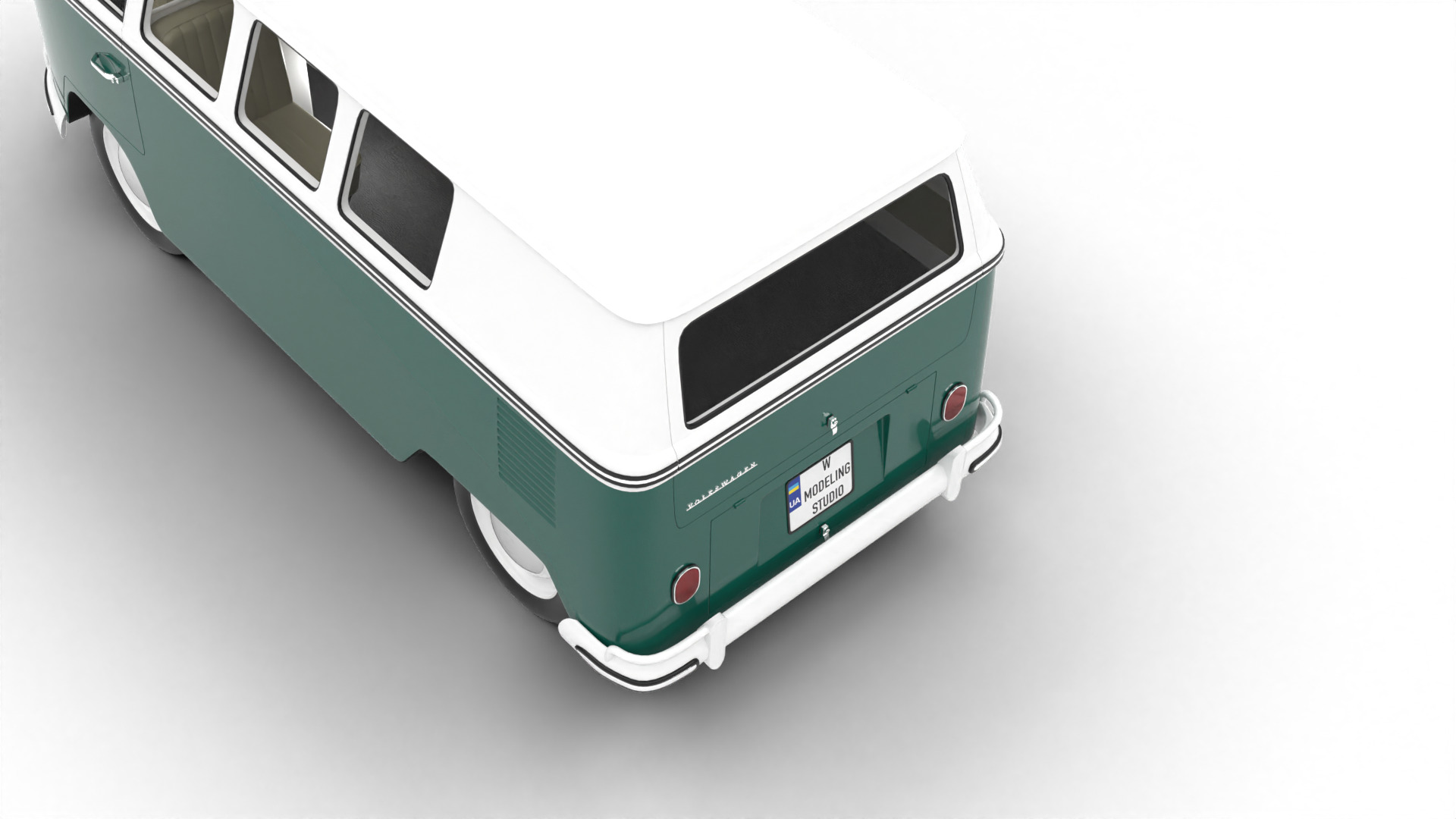 Volkswagen T1 Combi 1950 3d model 3D model_9