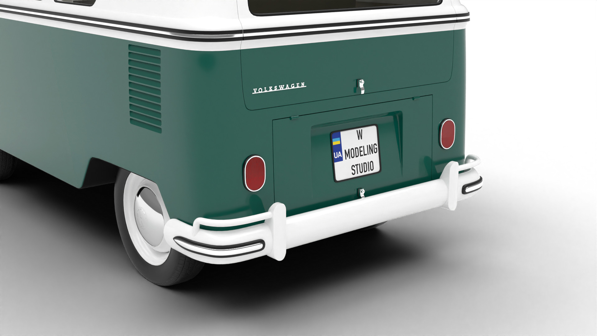 Volkswagen T1 Combi 1950 3d model 3D model_3