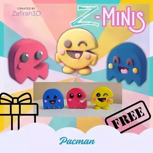 FREE Z-MINIS PACMAN