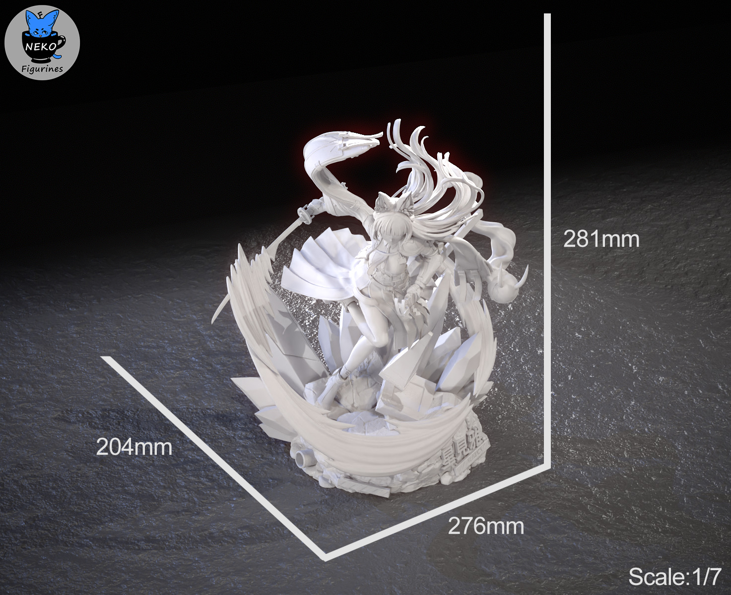 Hoshimi Miyabi - Zenless Zone Zero Game Figure for 3D Printing 3D print model_7