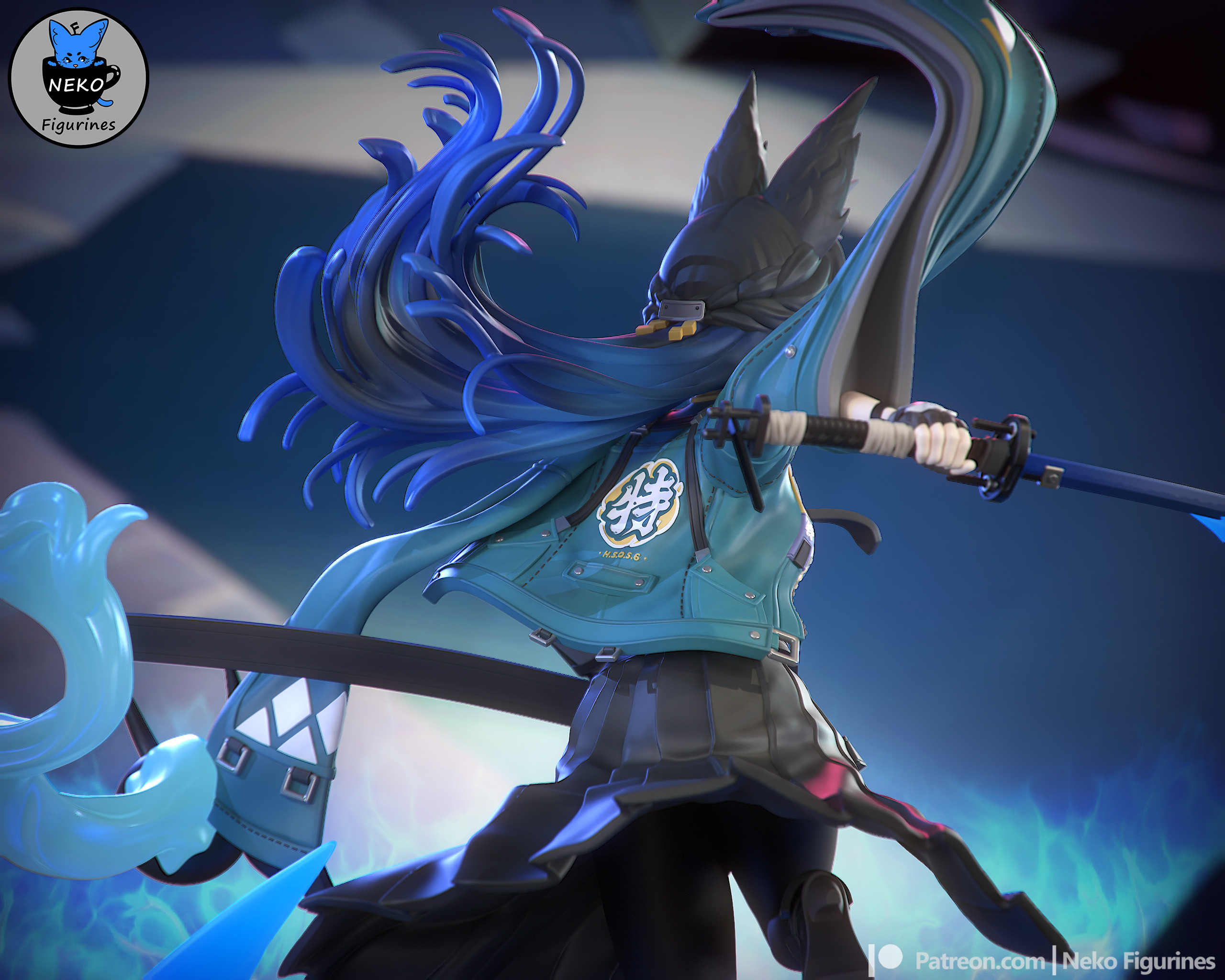 Hoshimi Miyabi - Zenless Zone Zero Game Figure for 3D Printing 3D print model_10