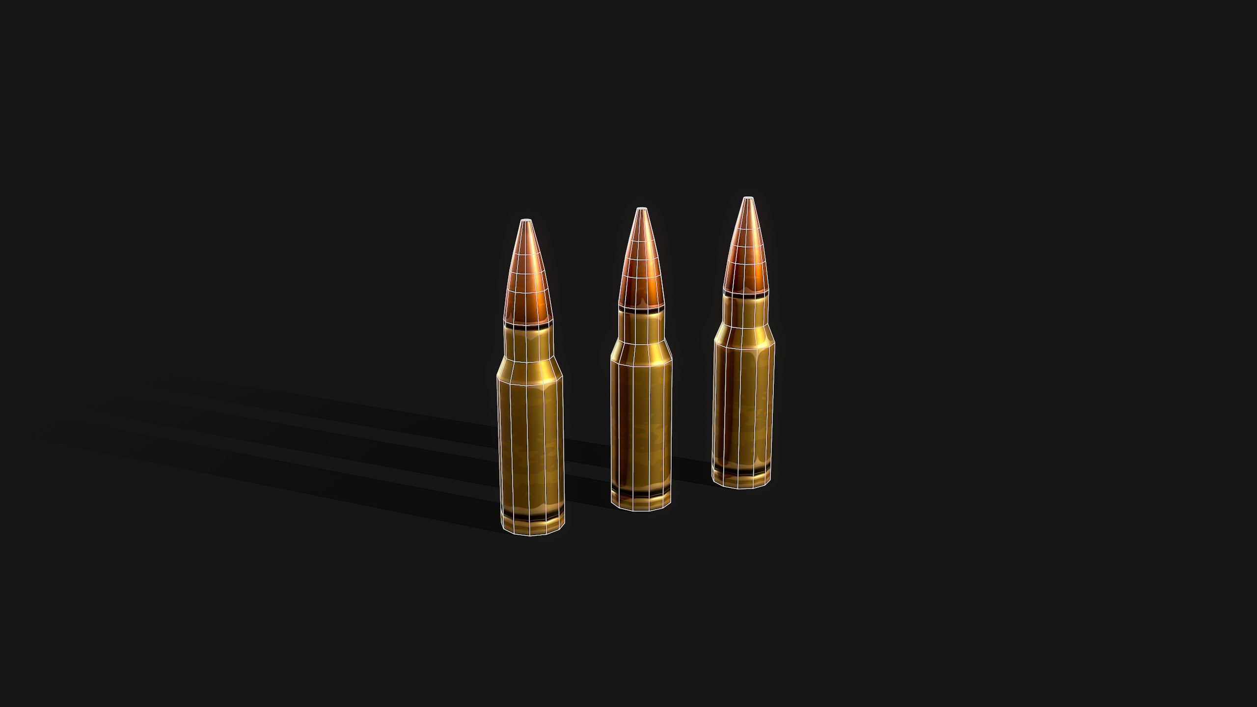 Stylized Sniper Rifle Low-poly 3D model_10