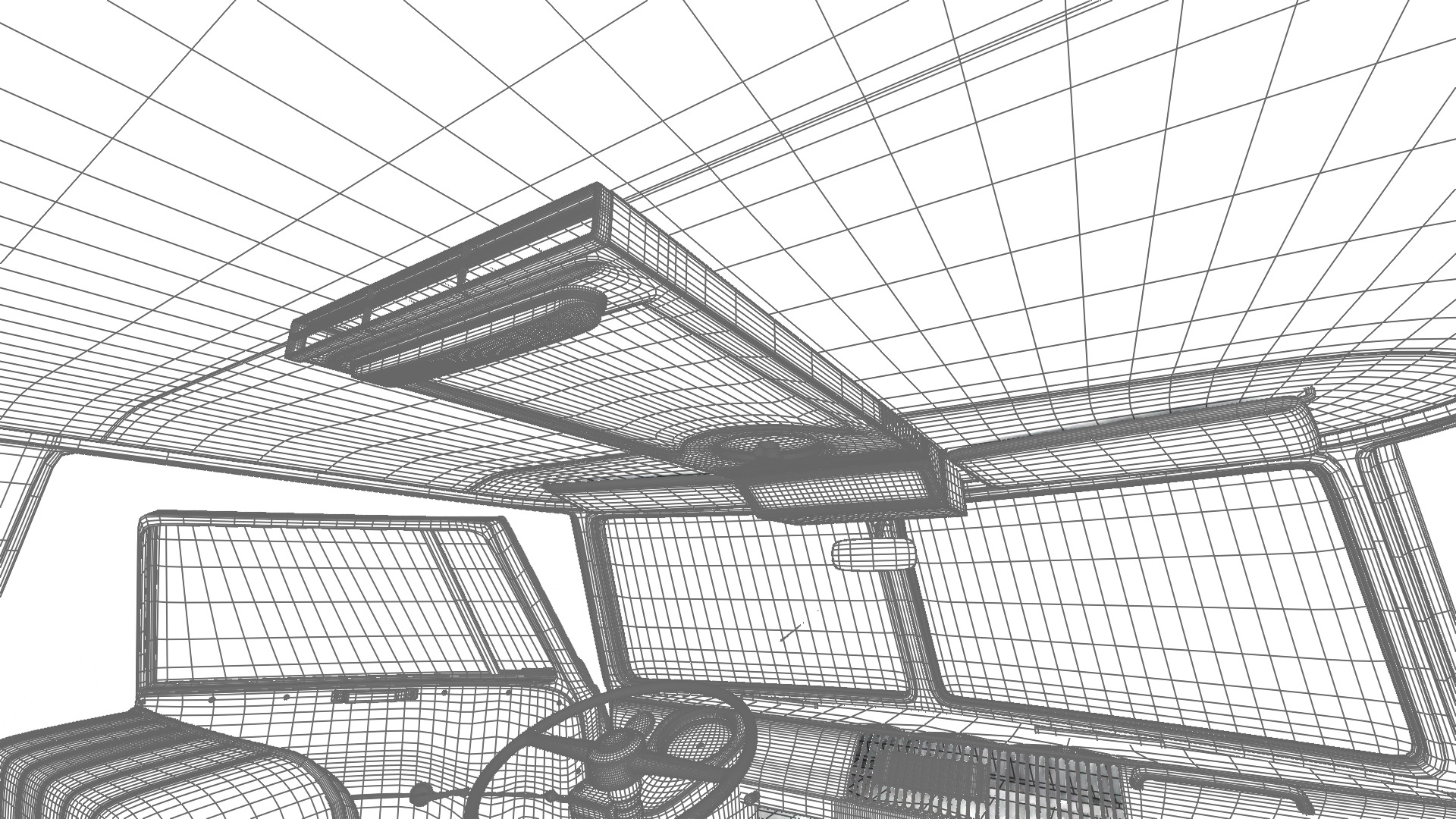 Volkswagen T1 Combi 1950 HQ 3d model 3D model_49