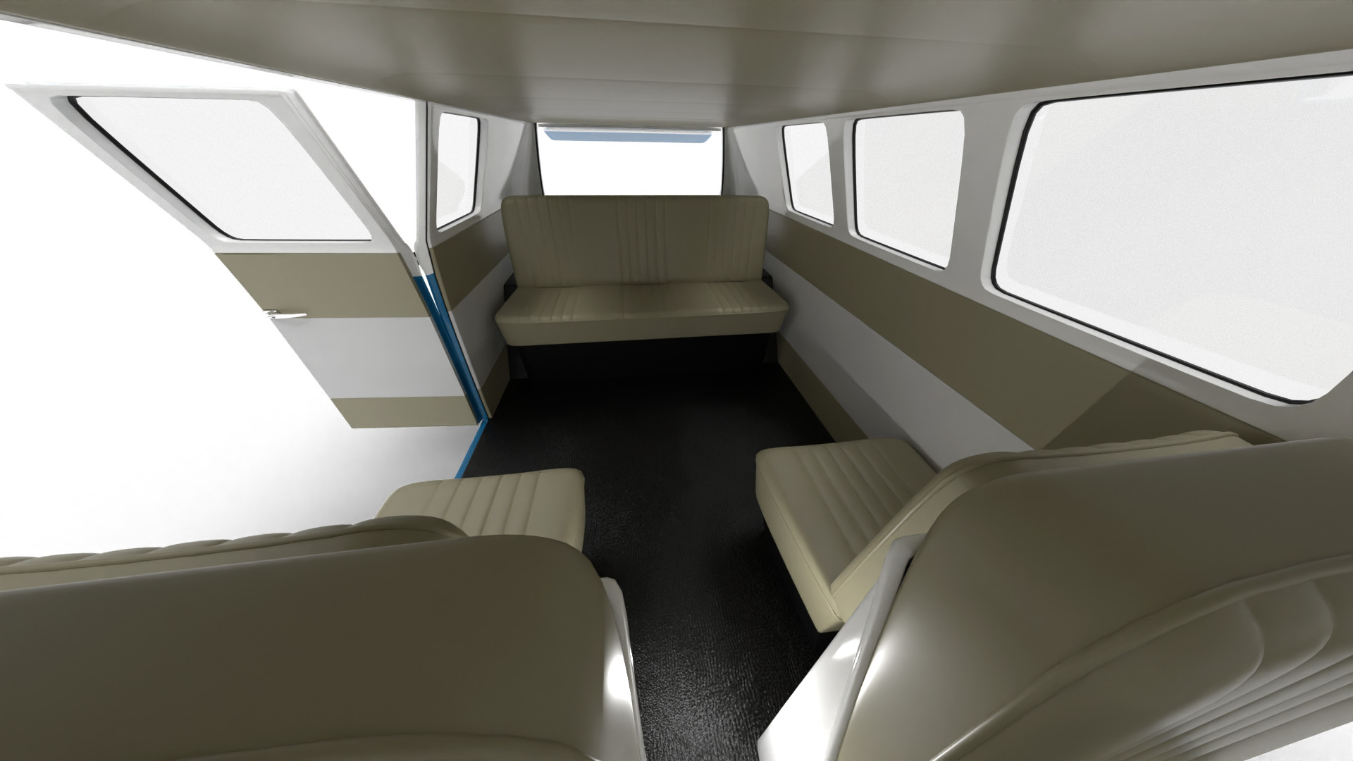 Volkswagen T1 Combi 1950 HQ 3d model 3D model_20