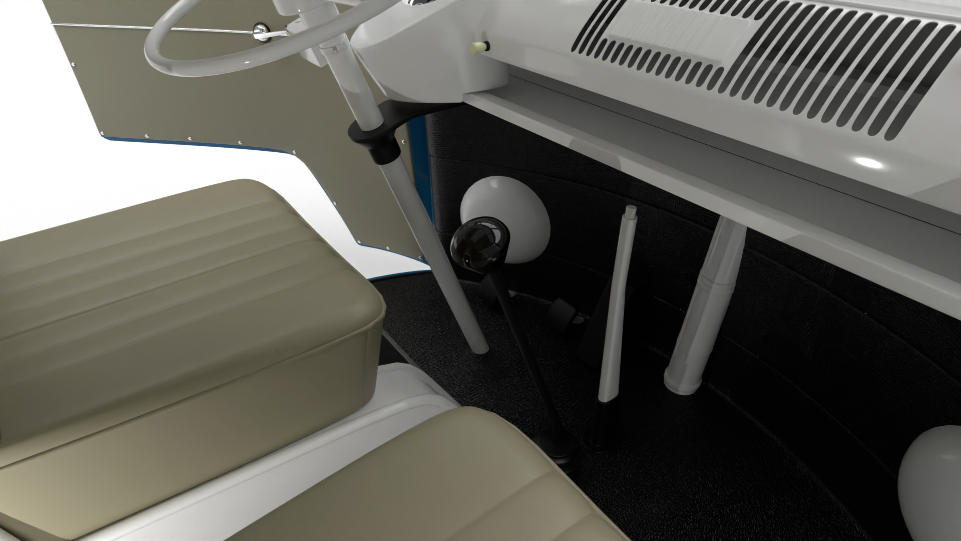 Volkswagen T1 Combi 1950 HQ 3d model 3D model_23