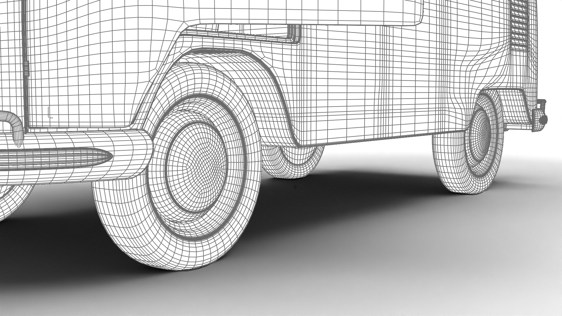 Volkswagen T1 Combi 1950 HQ 3d model 3D model_29