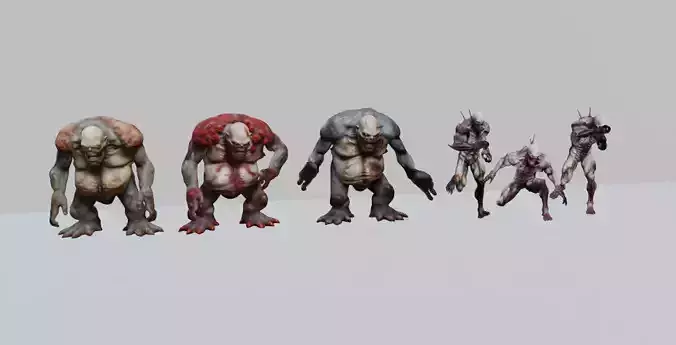 Undead 3D Model Pack II 3D model
