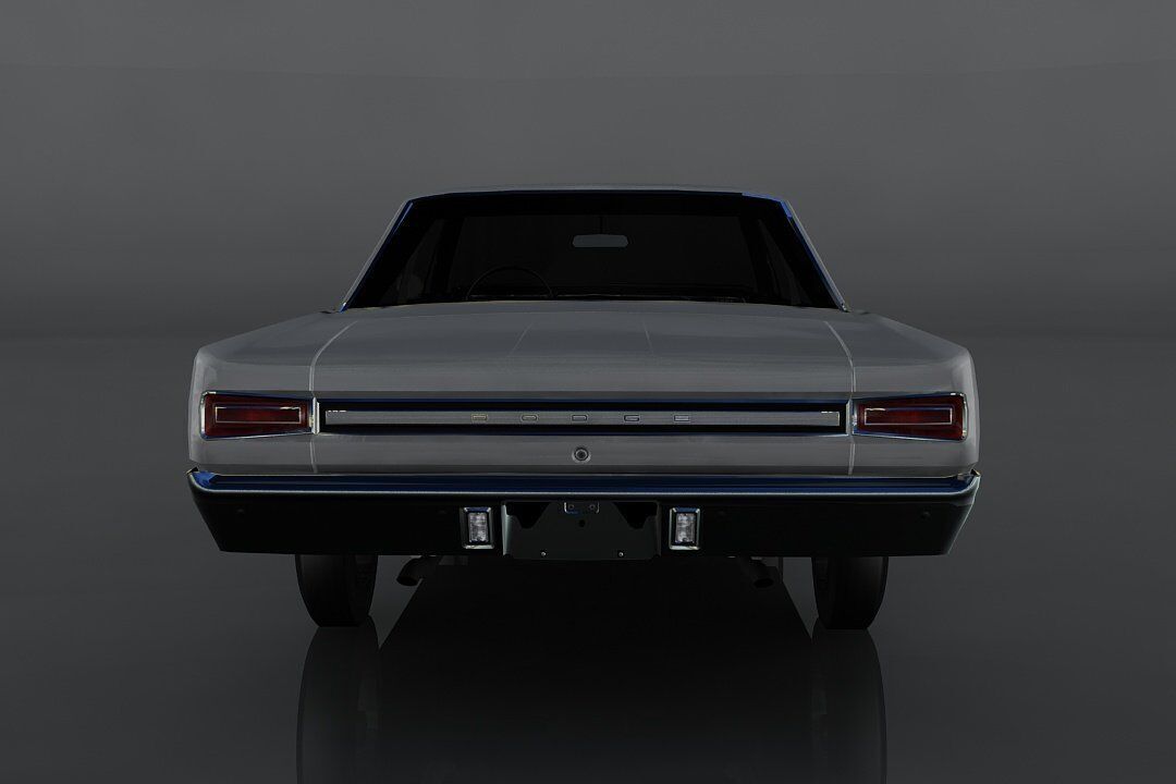 Dodge Coronet 1967  Low-poly 3D model_5